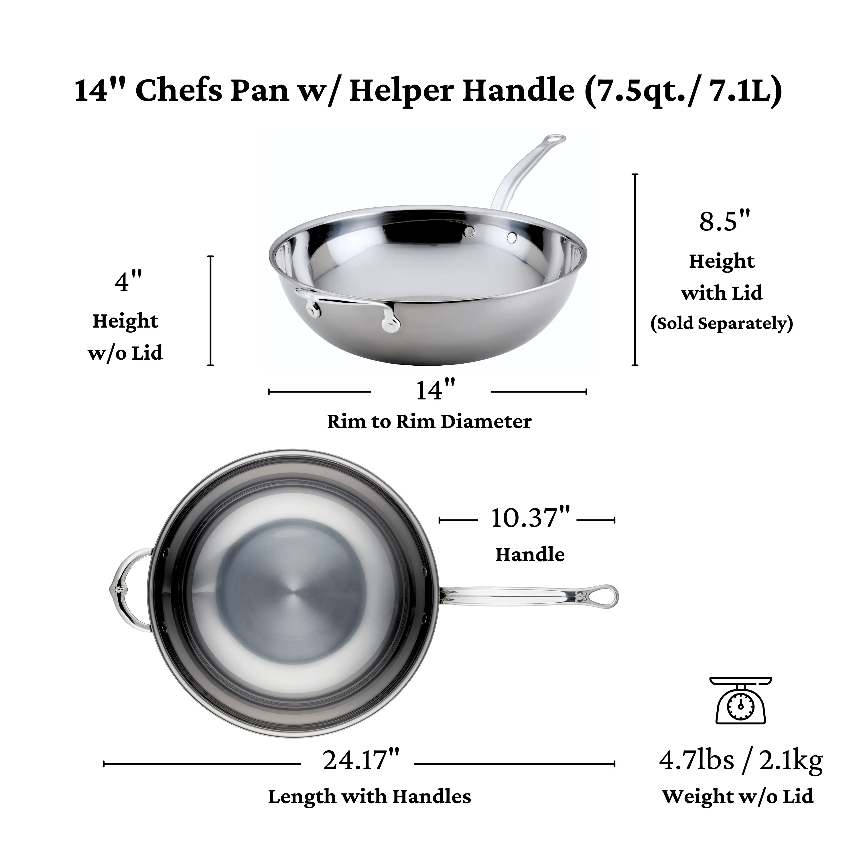 Titanium Chef's Pan, 14-Inch - Image 12
