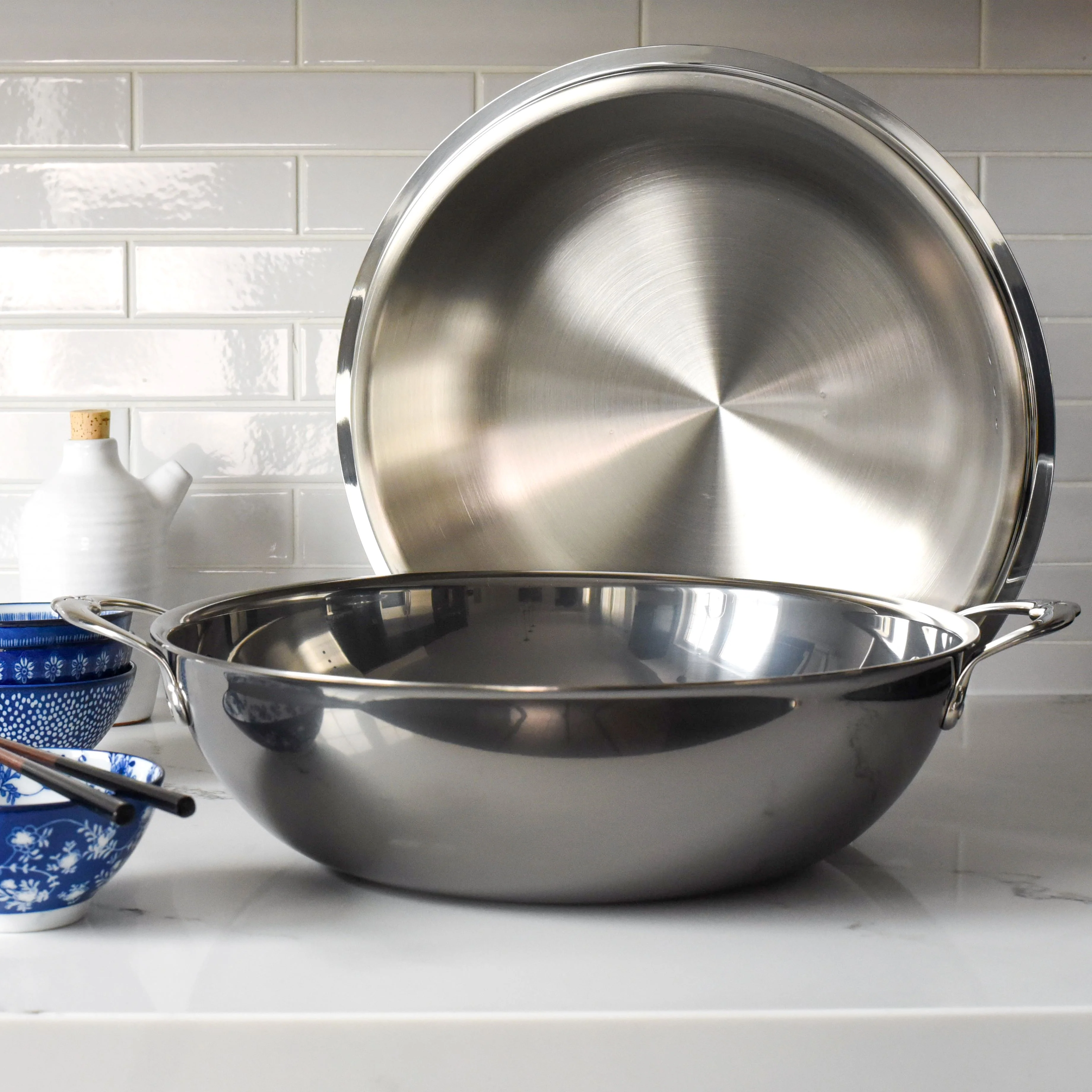 14" Stainless Steel Dome Lid - Image 5