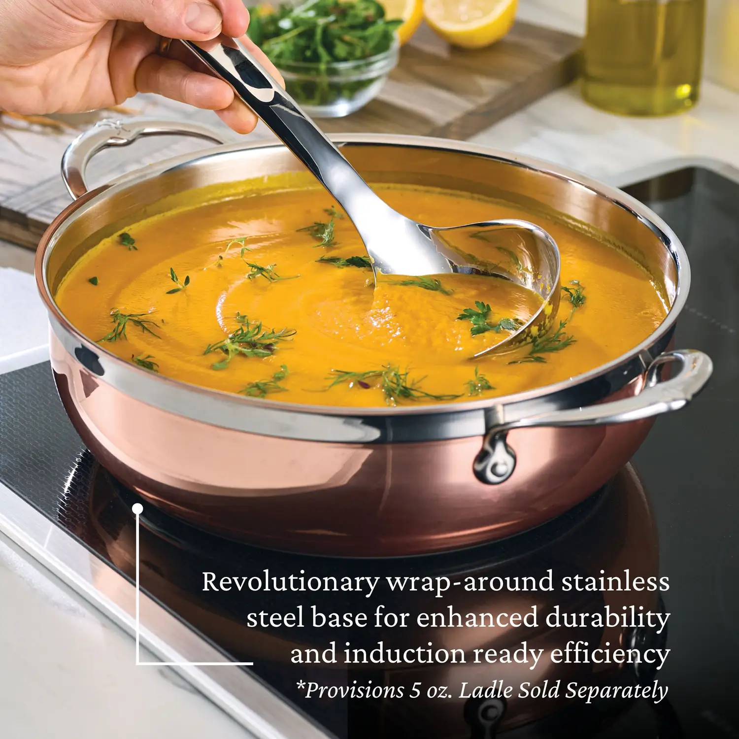 Copper Induction Dutch Oven, 5-Quart - Image 4