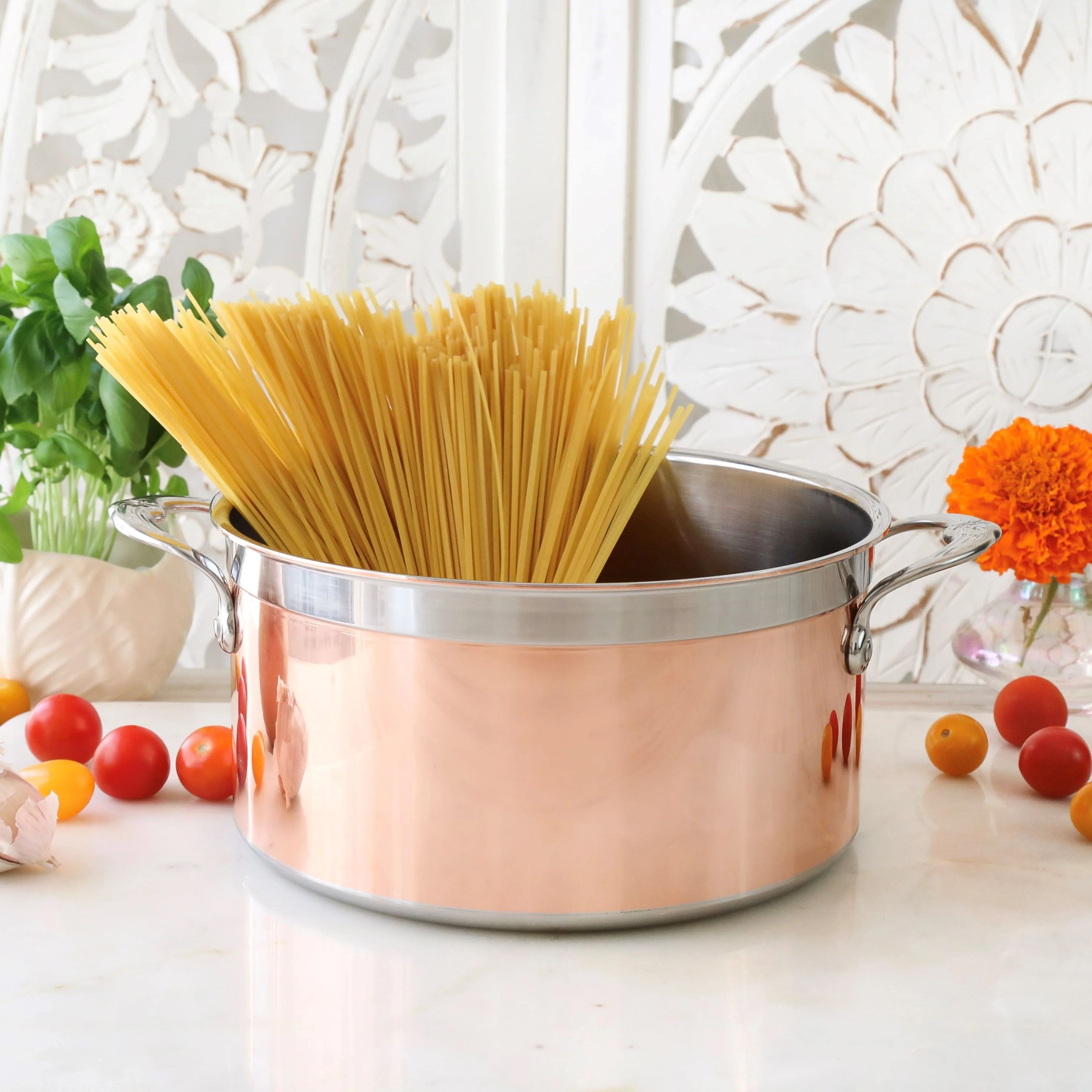 Copper Induction Stock Pot, 6-Quart - Image 3
