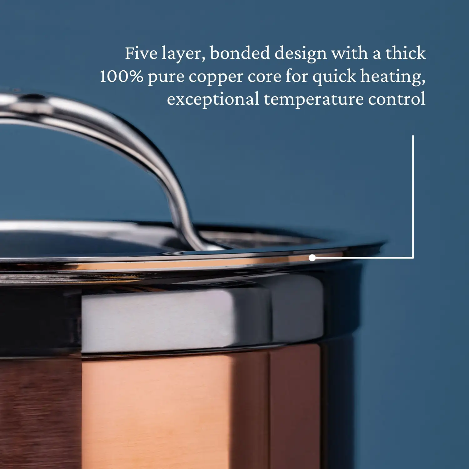 Copper Induction Soup Pot, 3-Quart - Image 4