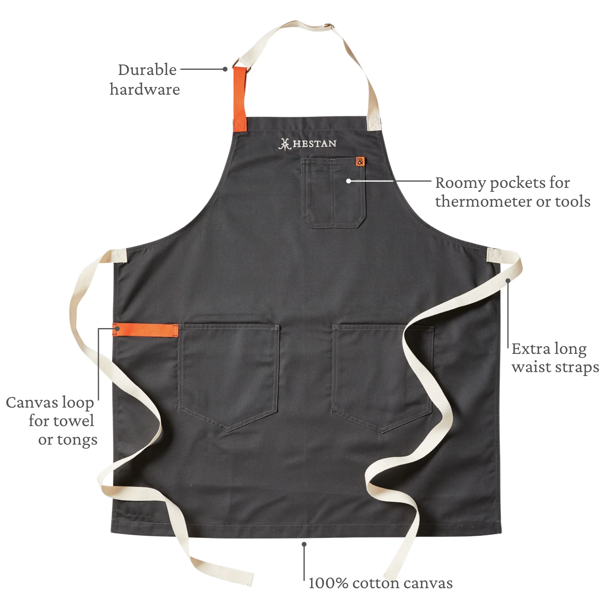 Hestan x Hedley & Bennett Chef's Apron, Citra - Image 4
