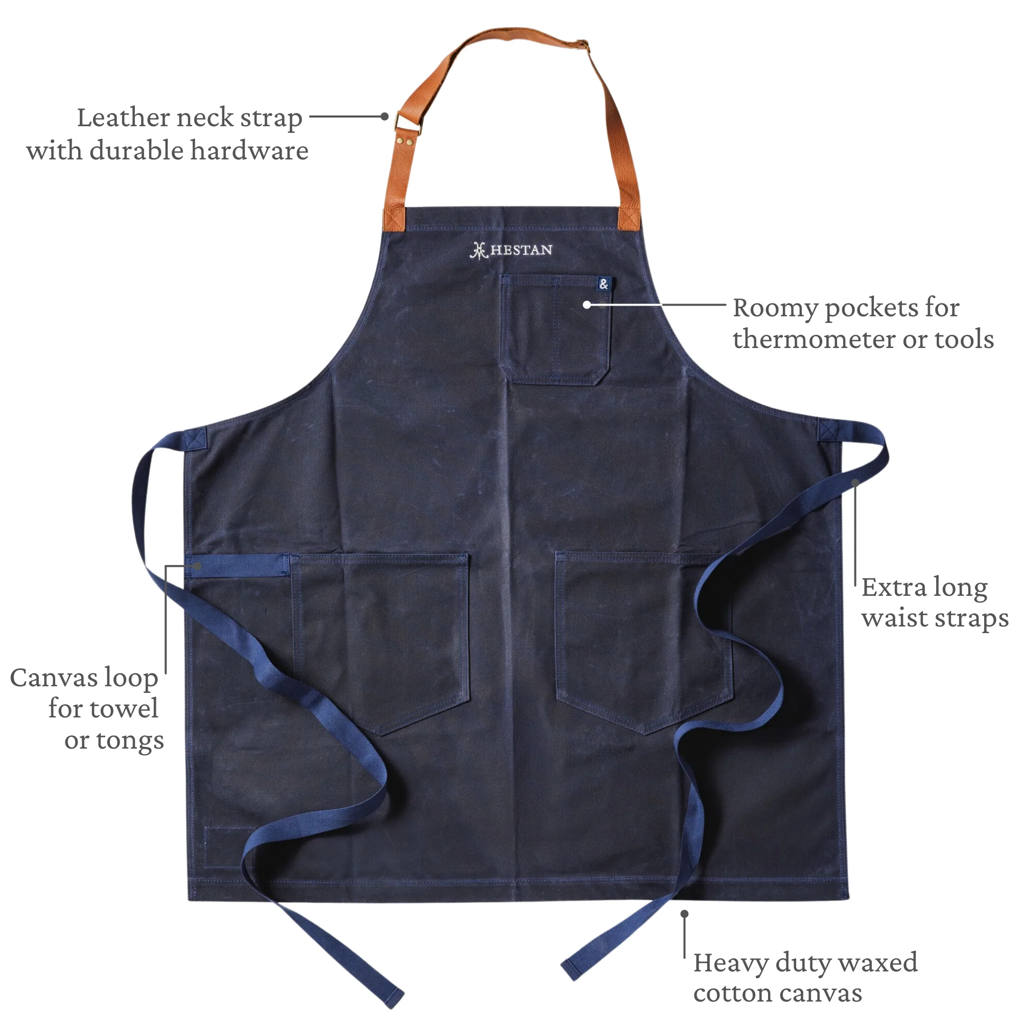 Hestan x Hedley & Bennett Grilling Apron - Image 5