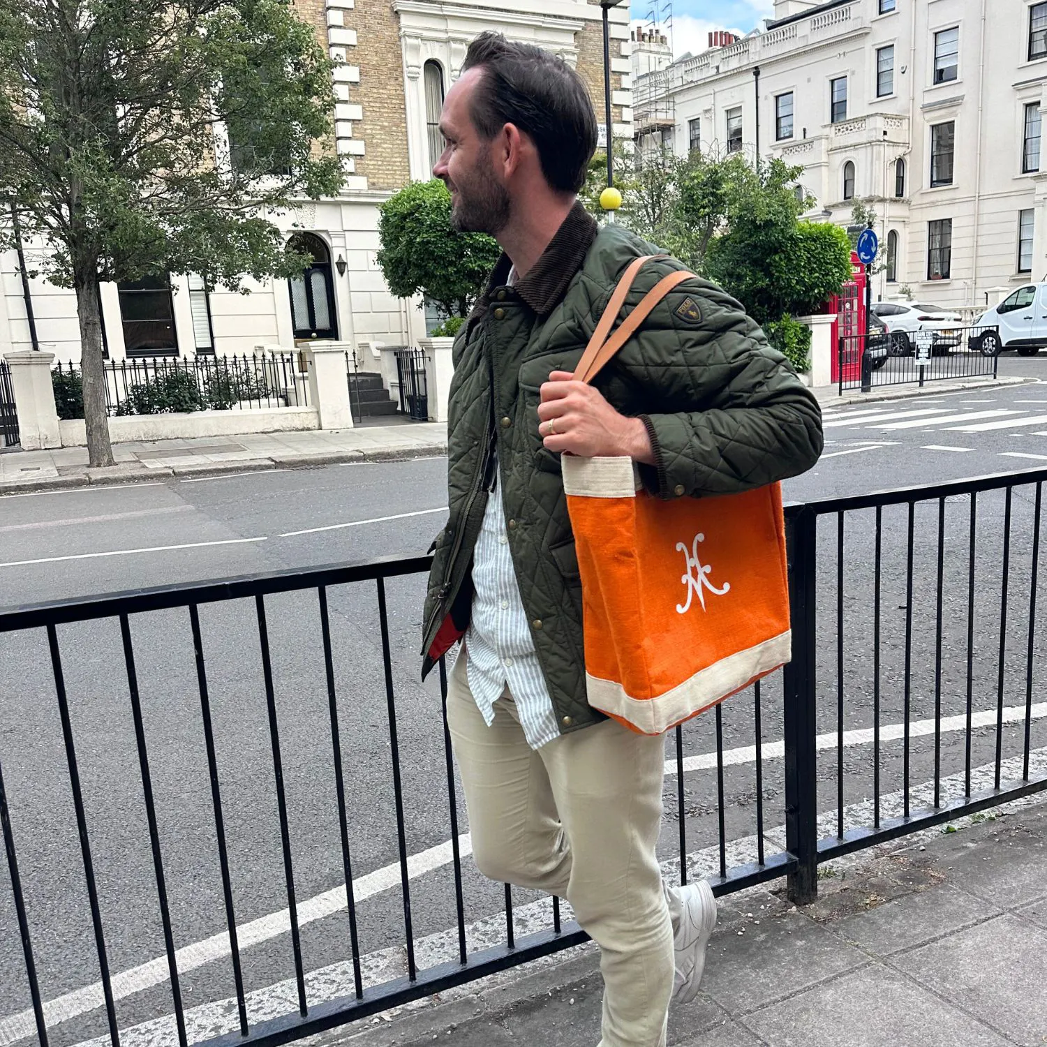 Hestan Market Tote, Citra Orange - Image 10