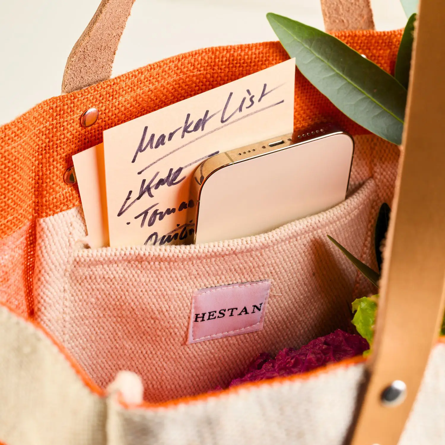 Hestan Market Tote, Citra Orange - Image 4
