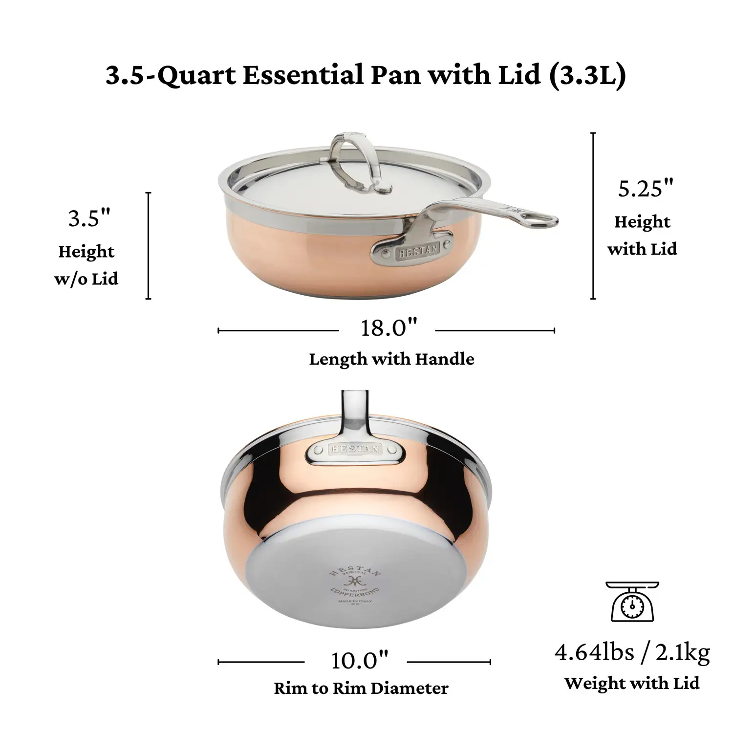 Copper Induction Essential Pans - Image 14