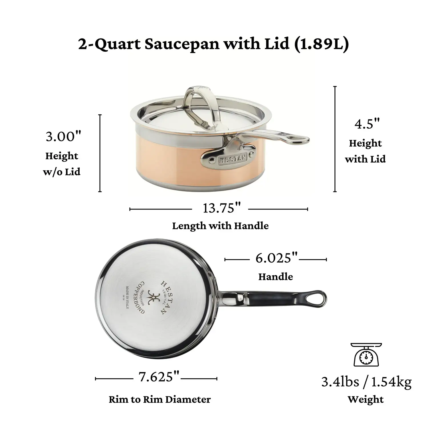 Copper Induction Saucepans - Image 18