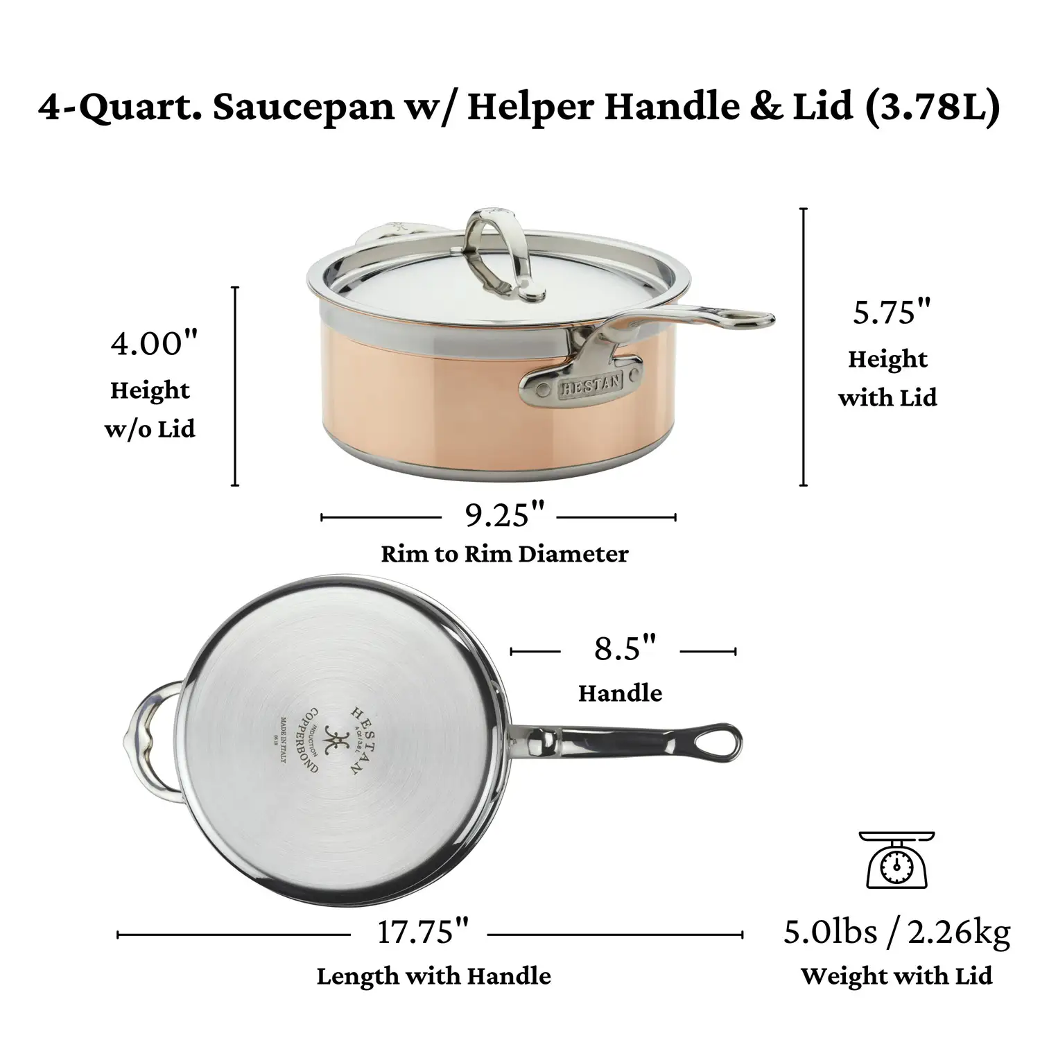 Copper Induction Saucepans - Image 20