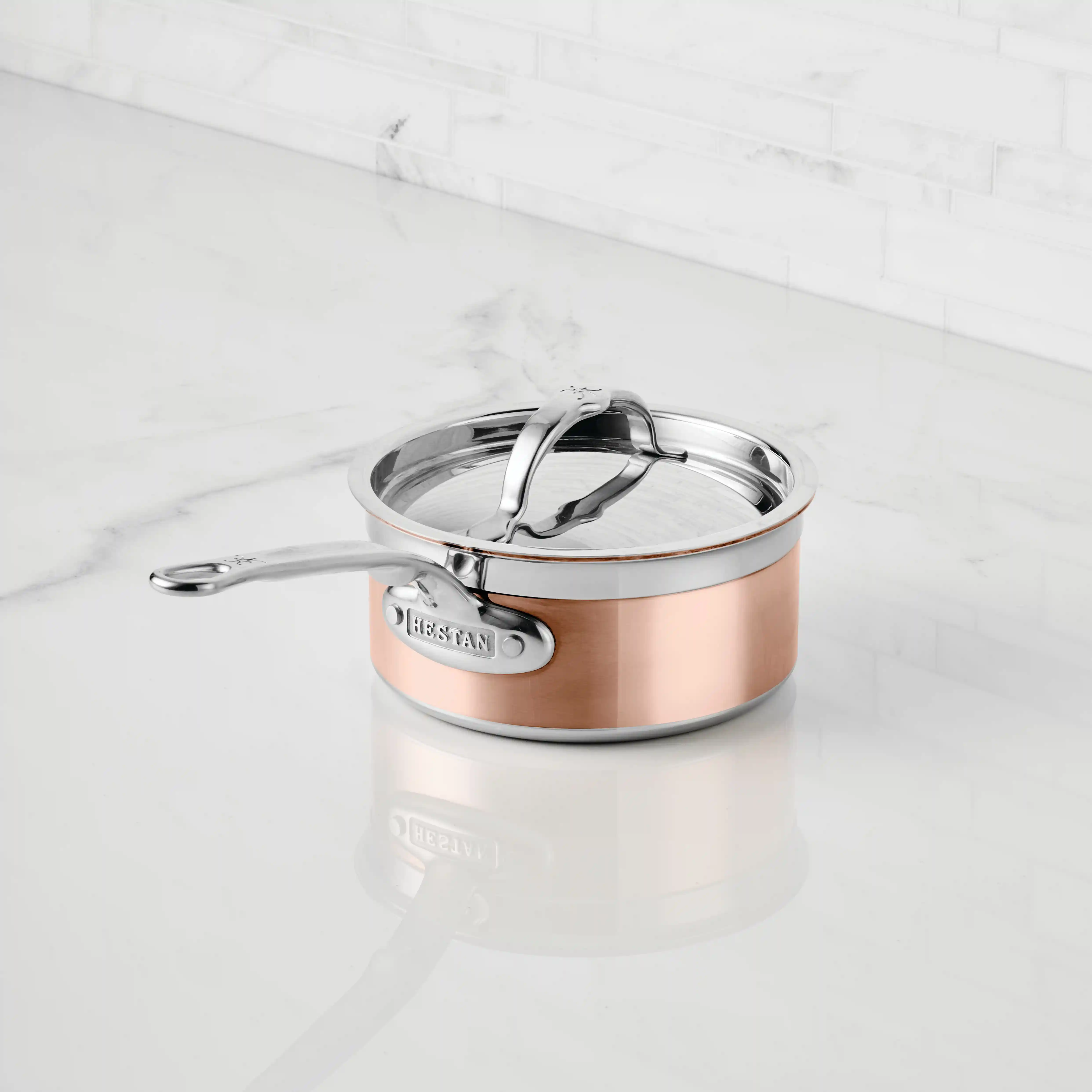 Copper Induction Saucepans - Image 3