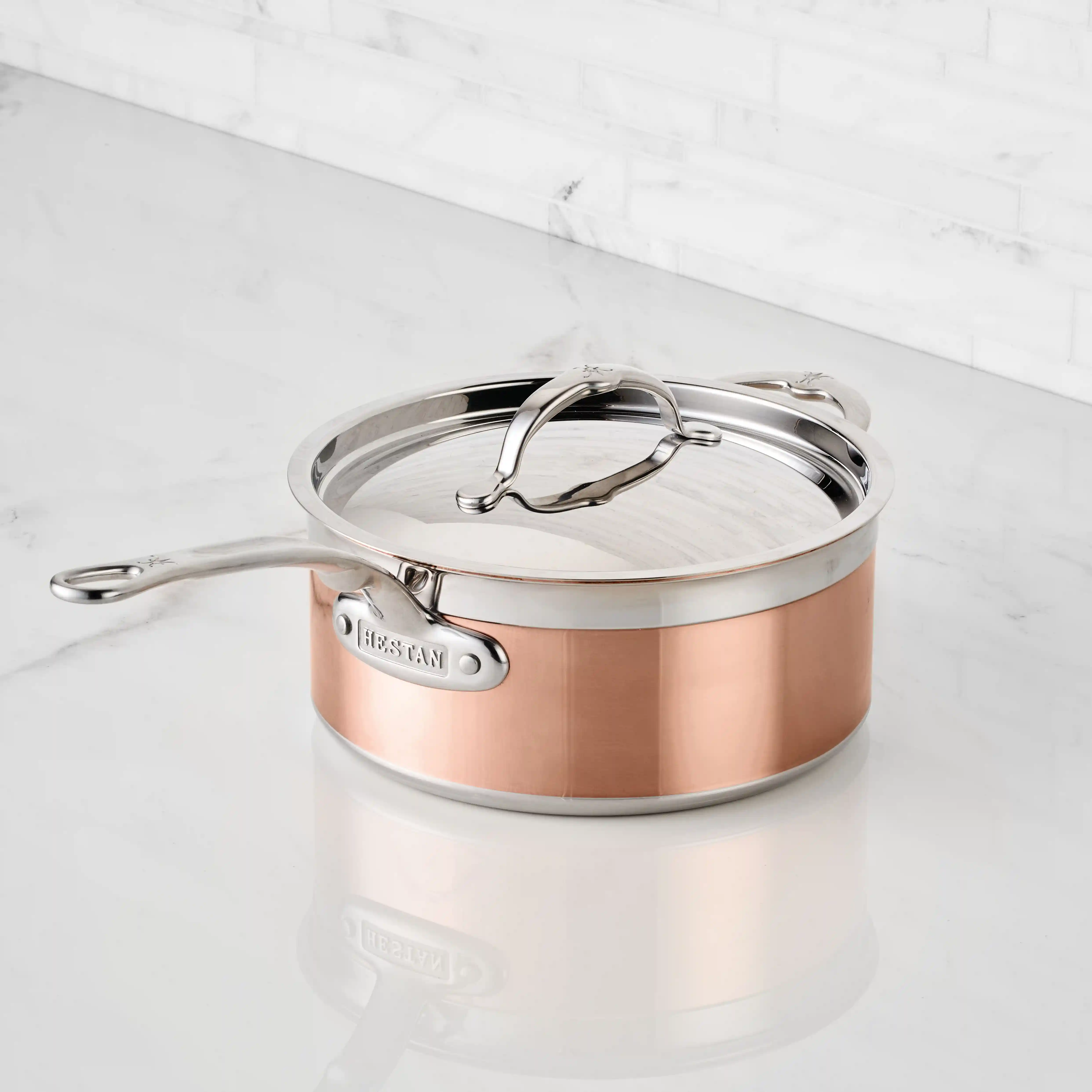 Copper Induction Saucepans - Image 6