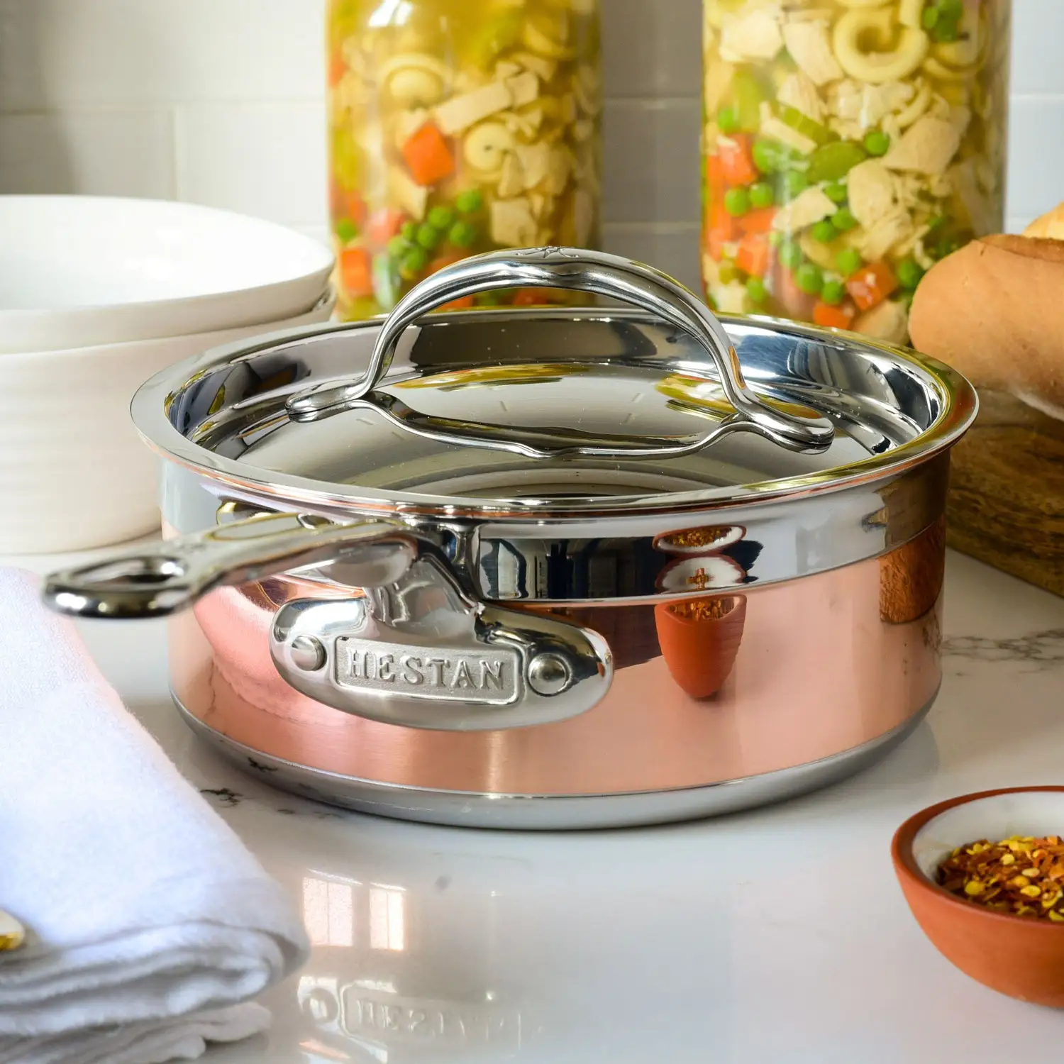 Copper Induction Saucepans - Image 8