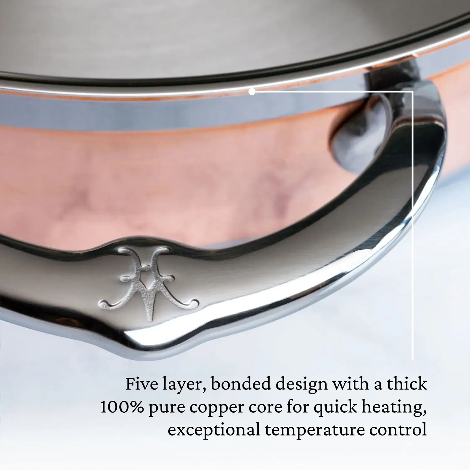 Copper Induction Sauté with Lid, 3.5-Quart - Image 5