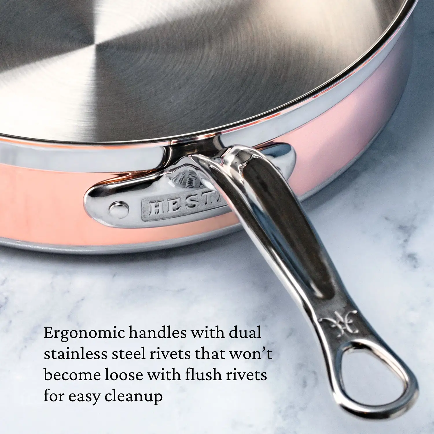Copper Induction Sauté with Lid, 3.5-Quart - Image 6