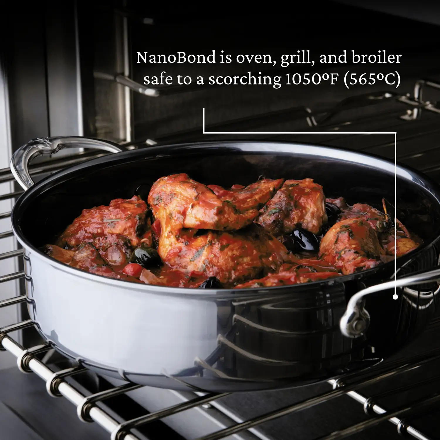 Titanium Braiser with Lid, 3.5-Quart - Image 5