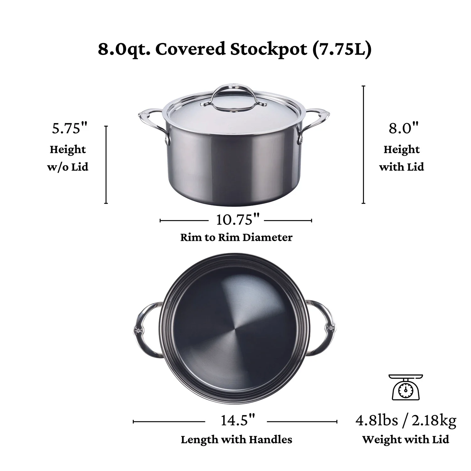 Titanium Stockpot, 8-Quart - Image 11