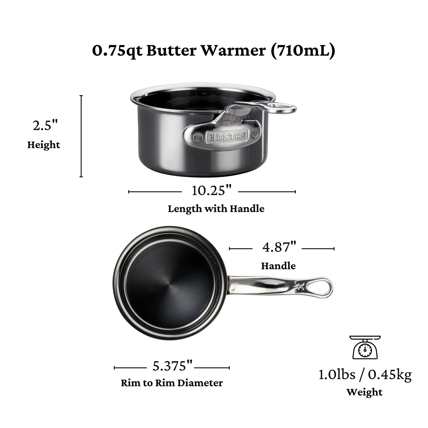 Titanium Butter Warmer, .75 quarts - Image 13