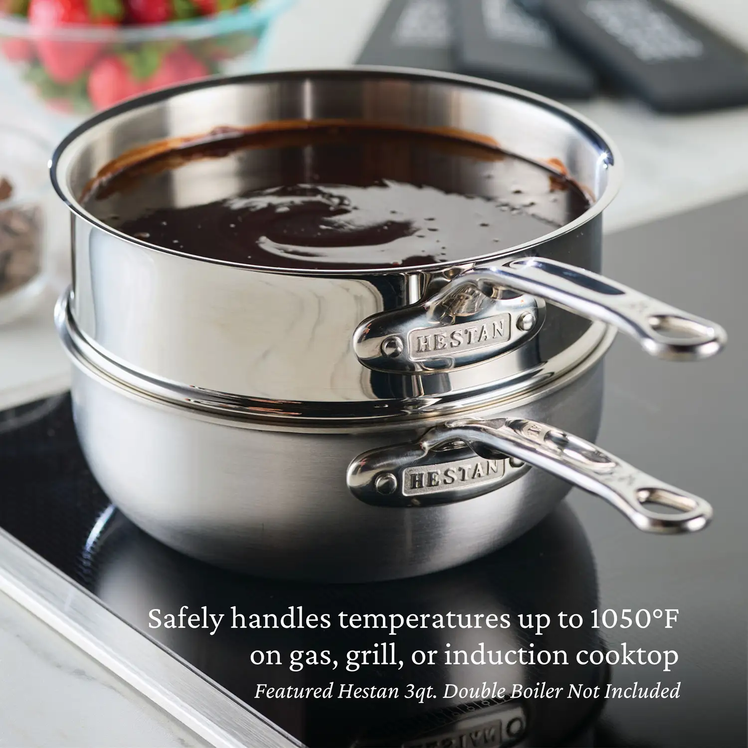 Titanium Stainless Steel Saucier Pan, 2-Quart - Image 6