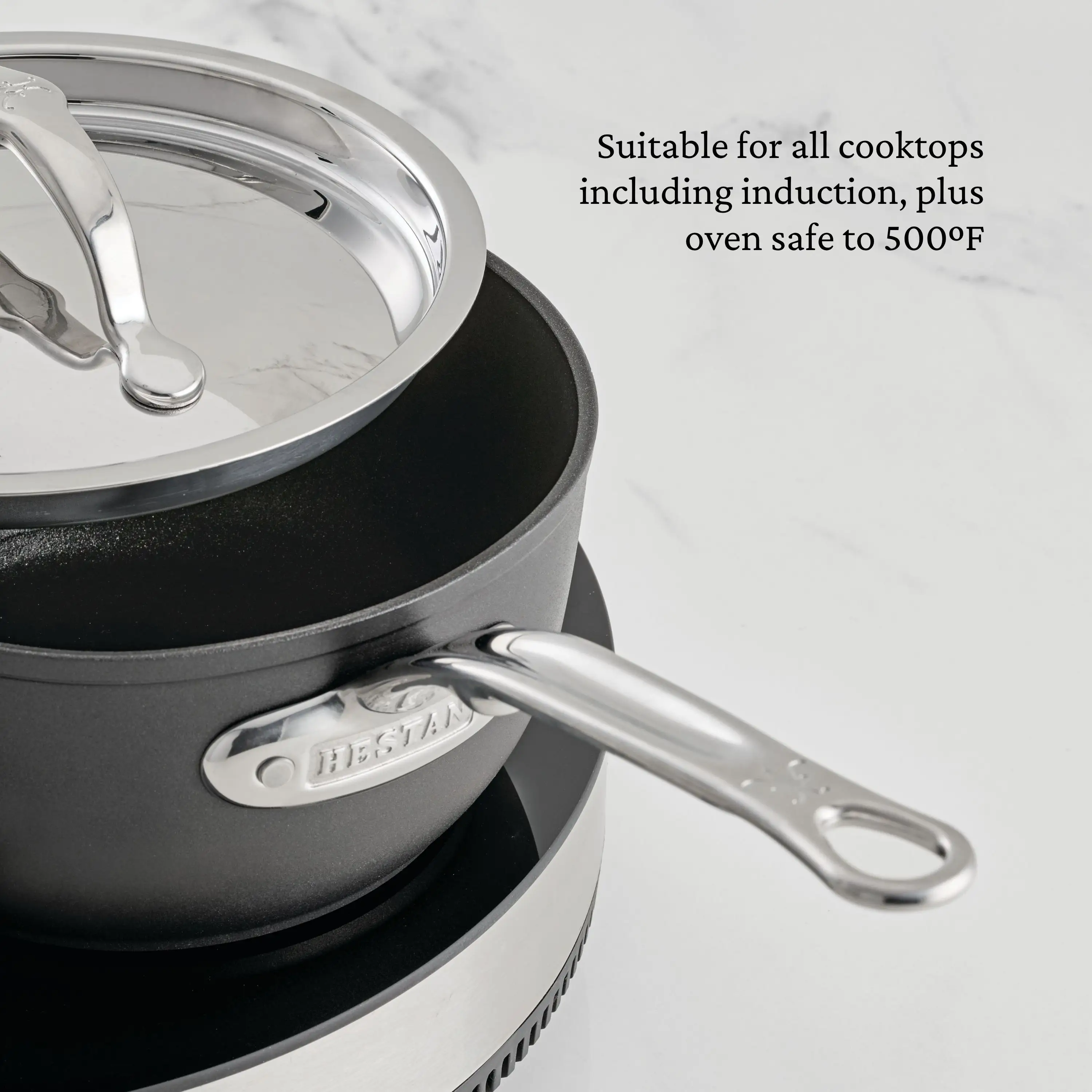 TITUM Nonstick Essential Pan with Lid, 4.5-Quart - Image 8