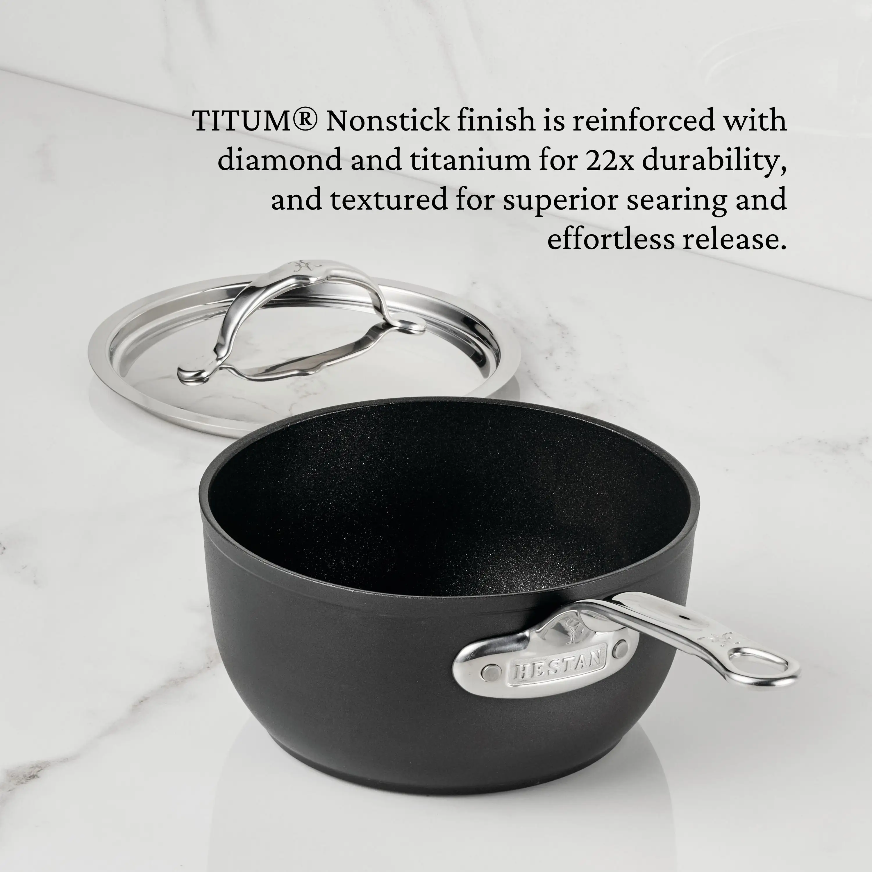 TITUM Nonstick Saucepans with Lids - Image 6