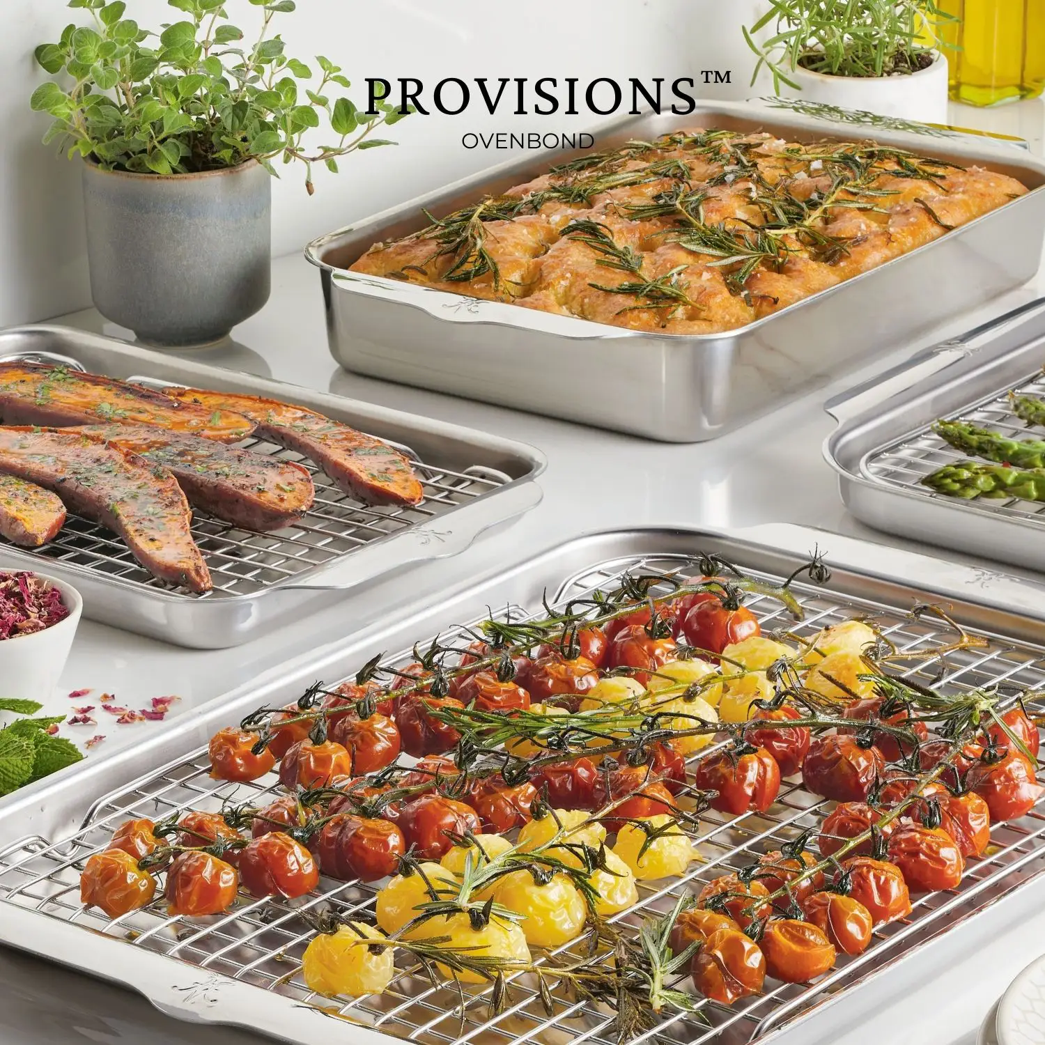 OvenBond Stainless Steel Quarter Sheet Pan Rack - Image 6