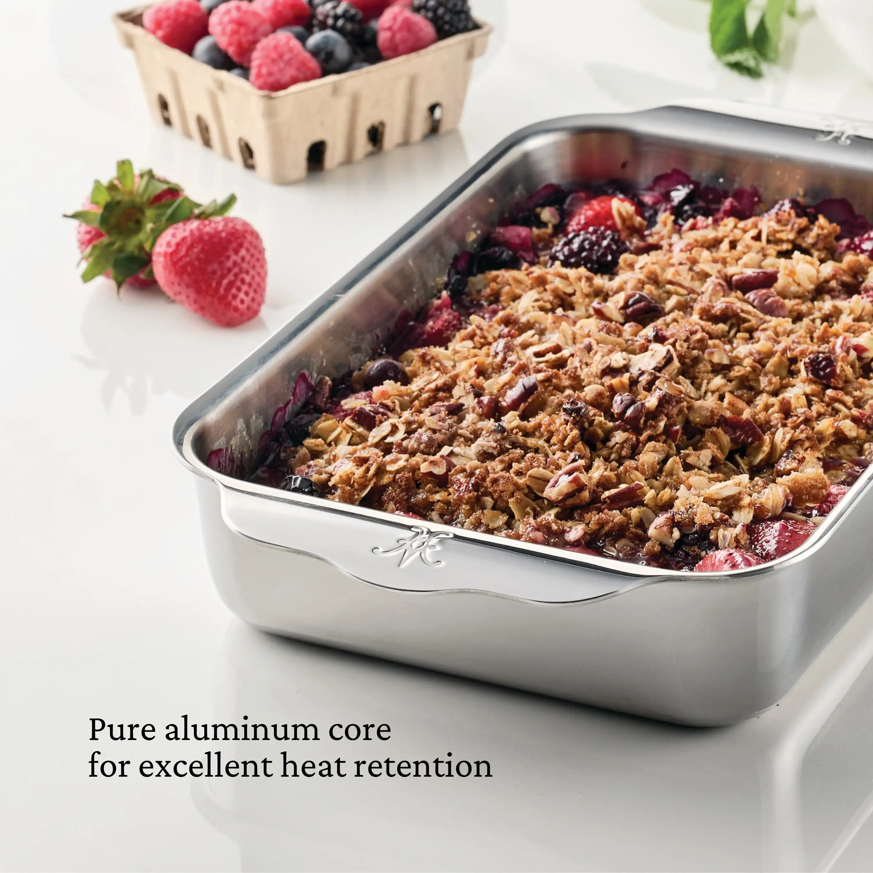 OvenBond Tri-ply Small Rectangular Baker - Image 4