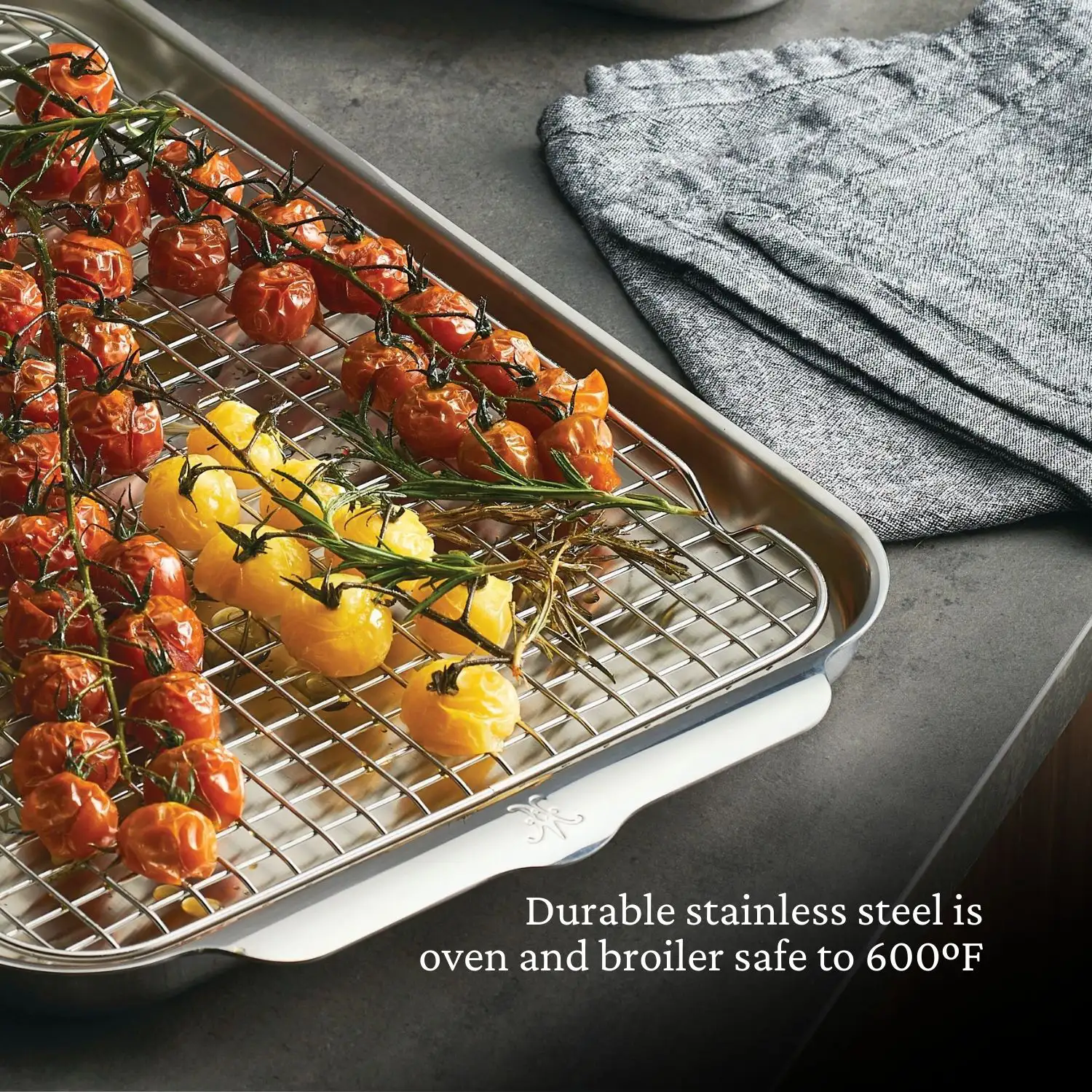 OvenBond Tri-ply Medium Sheet Pan with Rack - Image 5