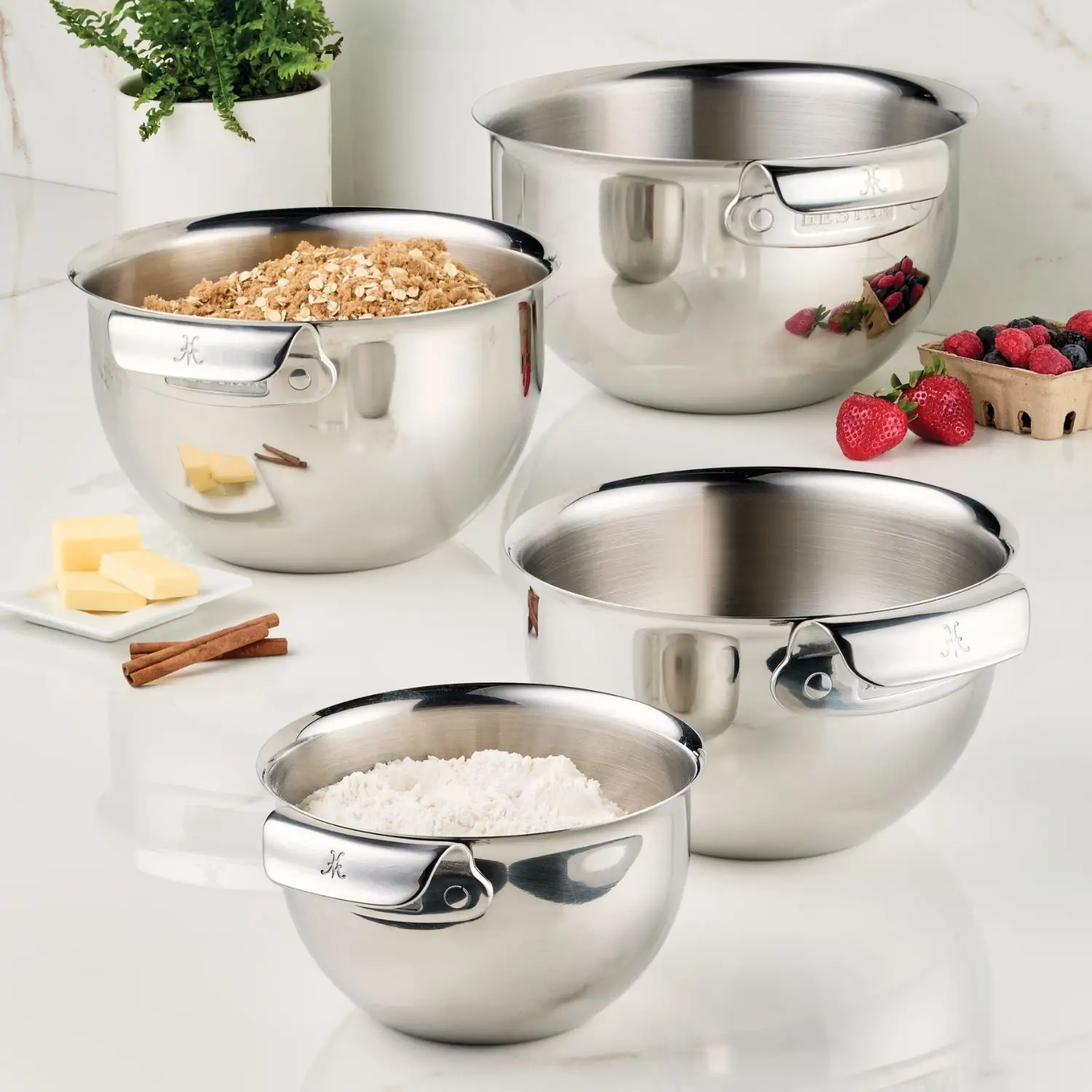 OvenBond Tri-ply Epicurean Stainless Steel 21-Piece Set - Image 29