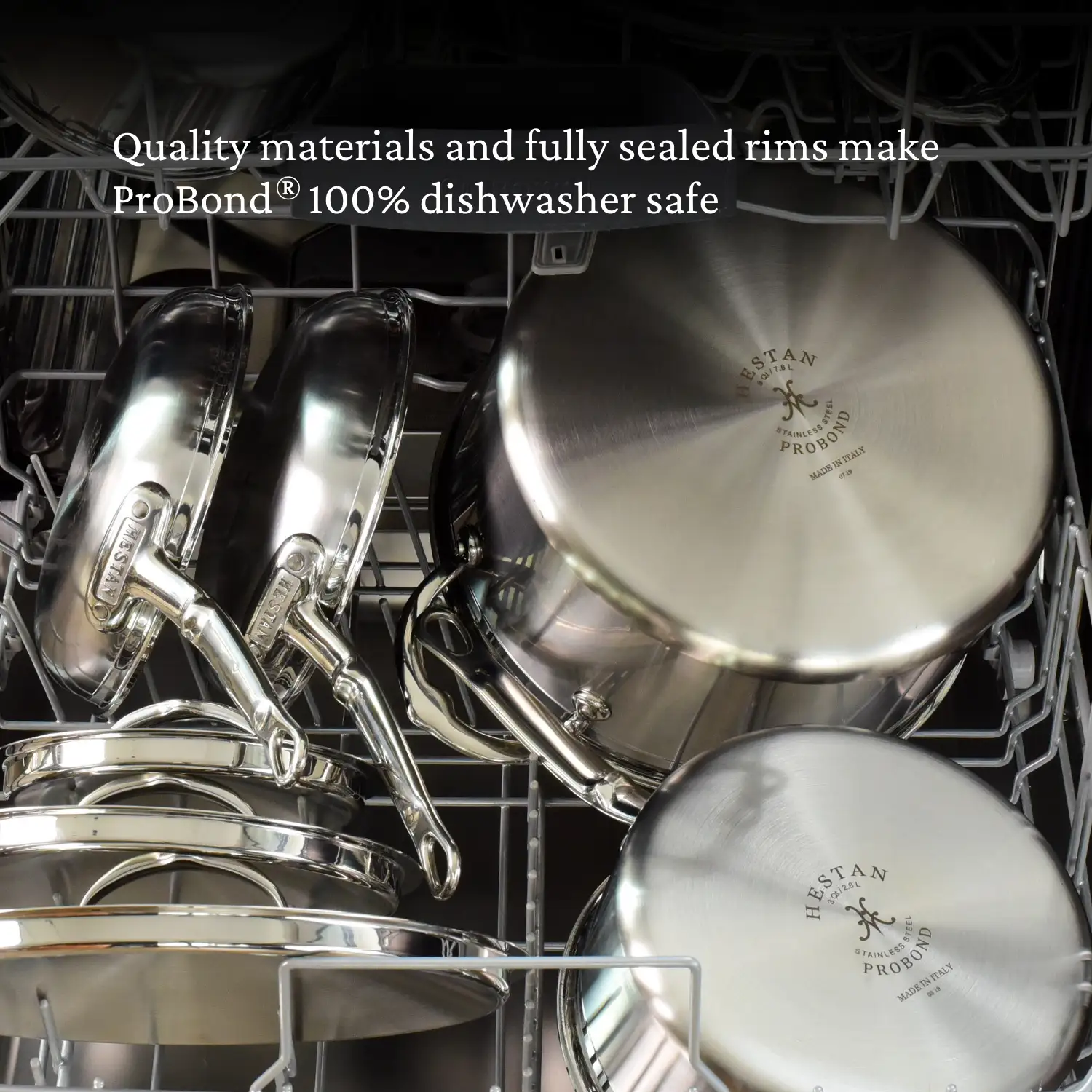 Brushed Clad Stainless Steel Ultimate Set, 10-piece - Image 12