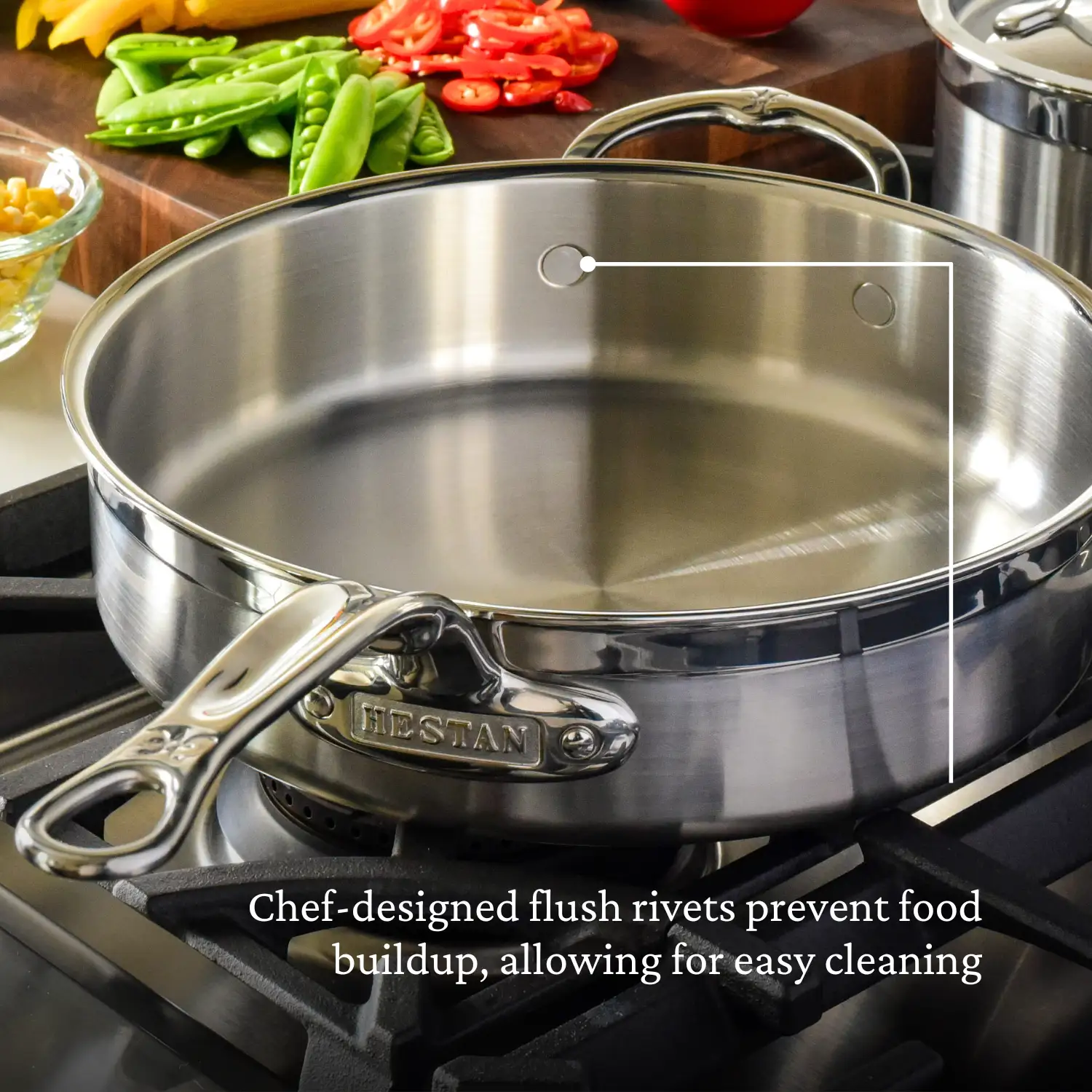 Brushed Clad Stainless Steel Ultimate Set, 10-piece - Image 8