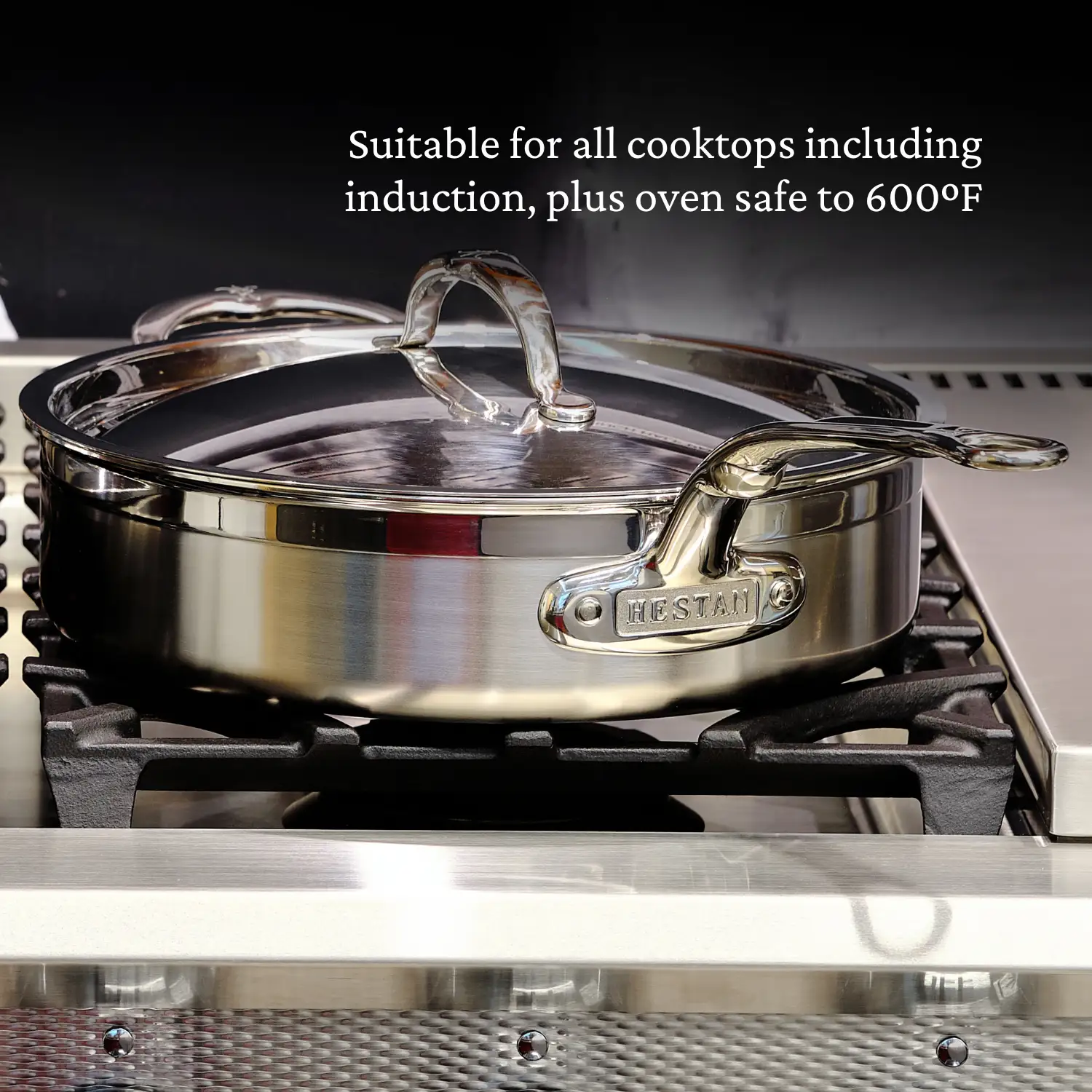 Brushed Clad Stainless Steel Ultimate Set, 10-piece - Image 9