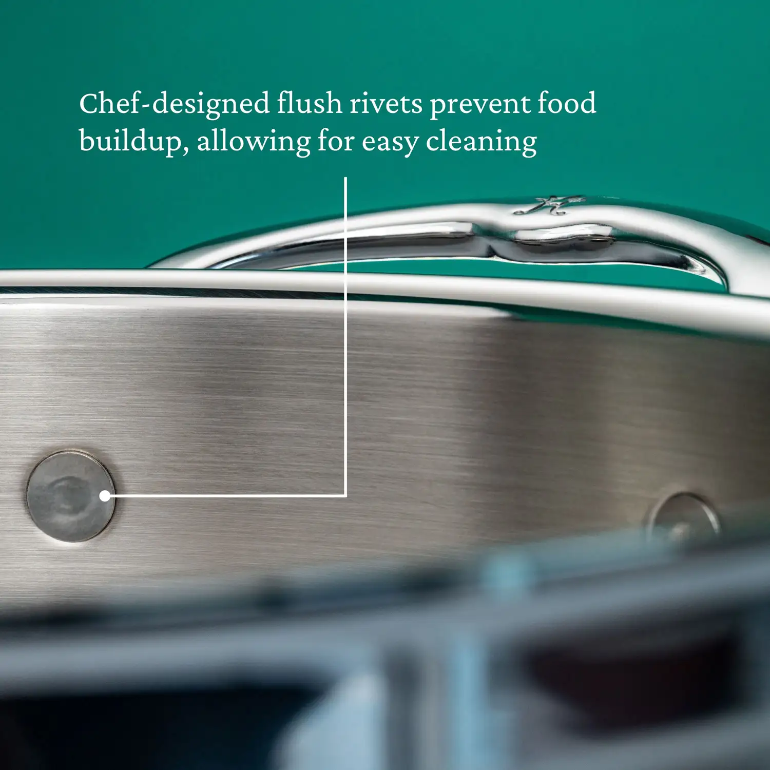 Brushed Clad Stainless Steel Soup Pot with Lid, 3-Quart - Image 8