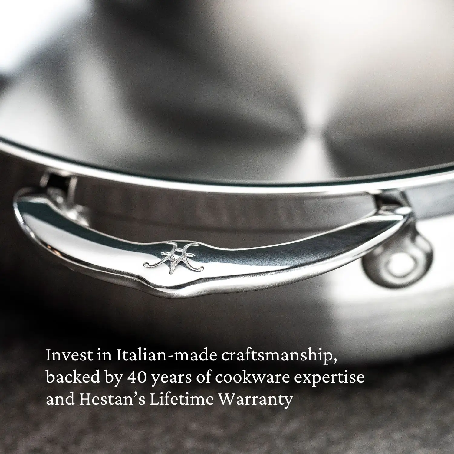 Brushed Clad Stainless Steel Braiser with Lid, 3.5-Quart - Image 5