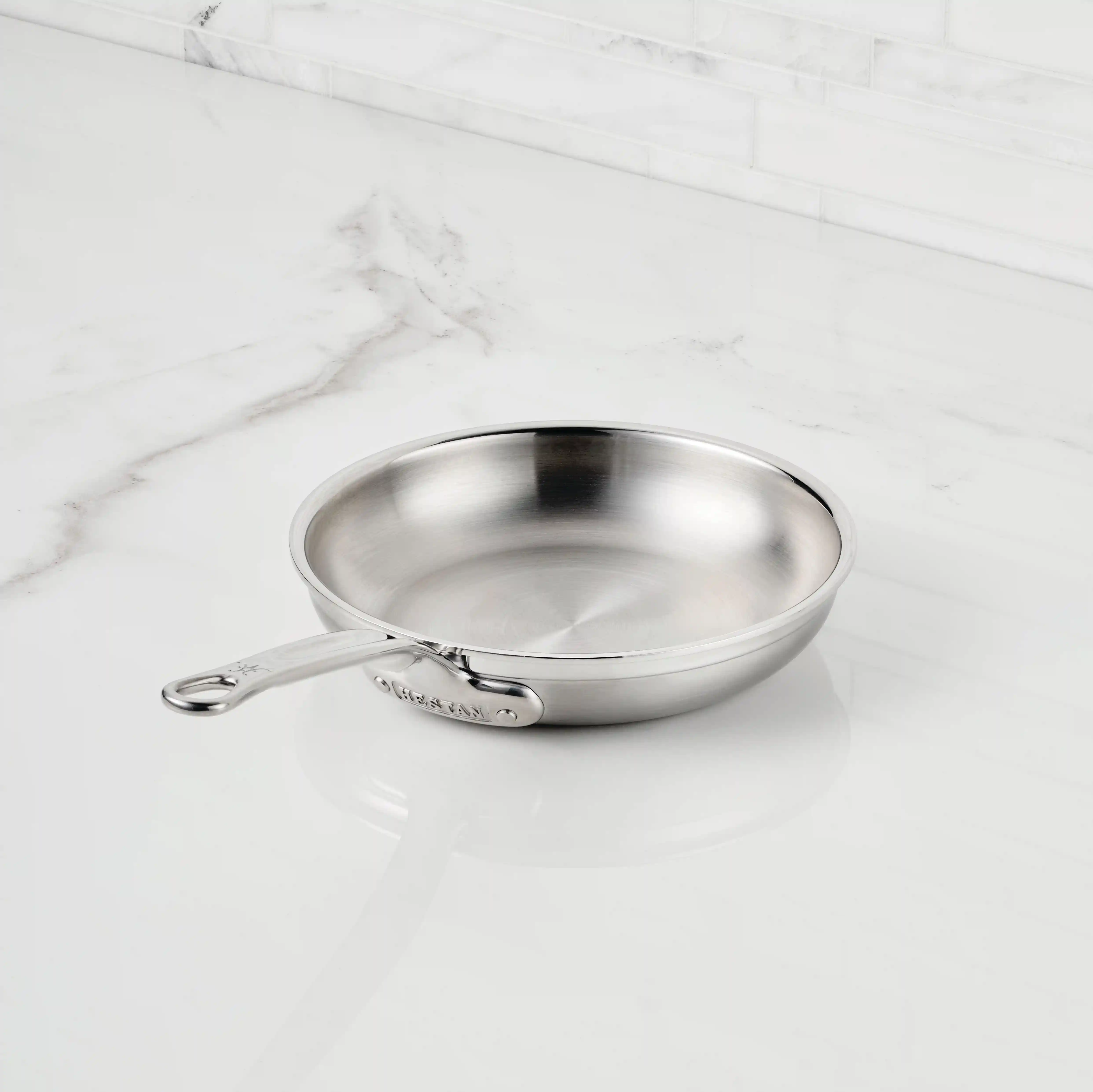 Brushed Clad Stainless Steel Skillets - Image 3