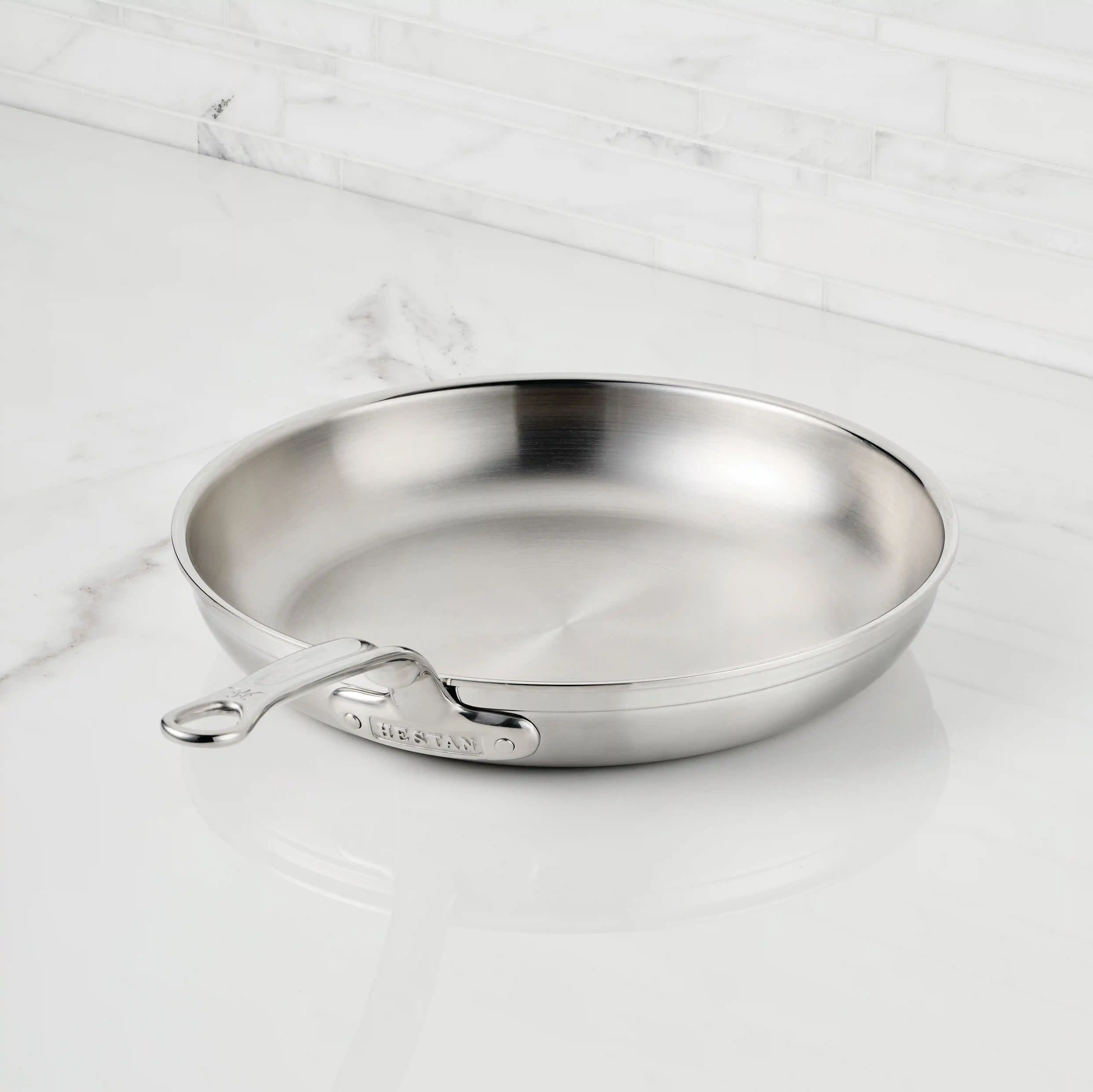 Brushed Clad Stainless Steel Skillets - Image 5