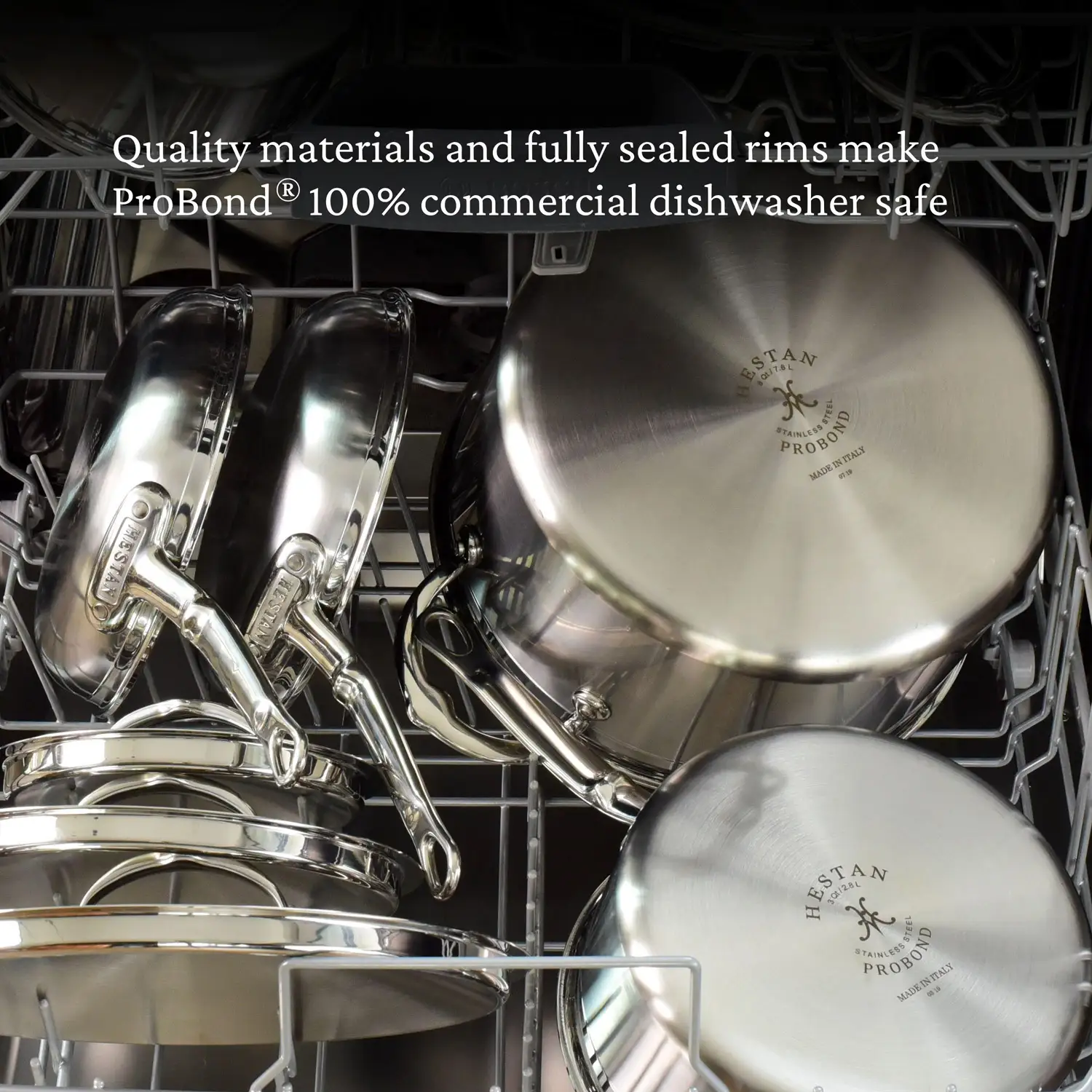 Brushed Clad Stainless Steel Stockpot with Lid, 8-Quart - Image 11