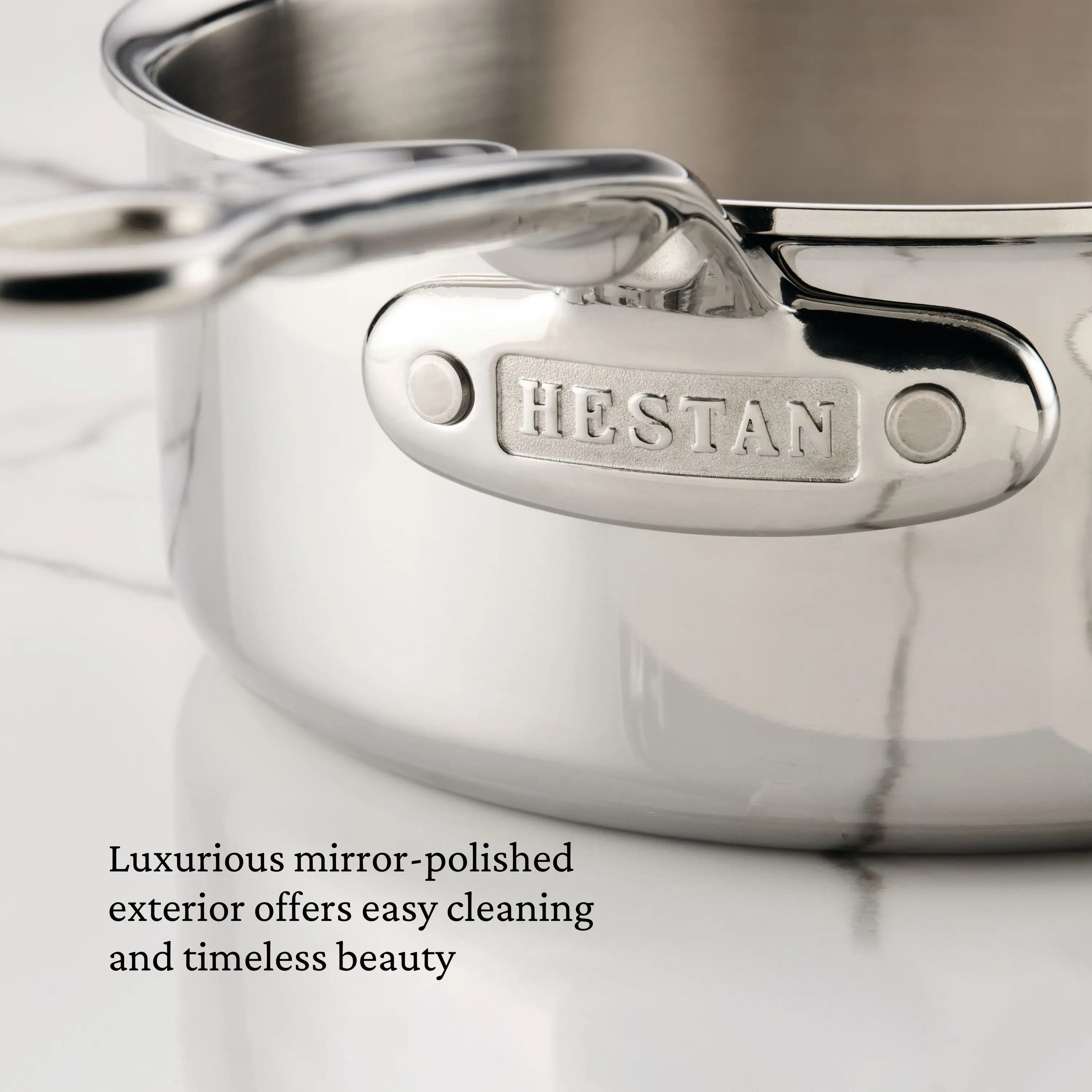 Polished Clad Stainless Steel Butter Warmer, 0.75-Quart - Image 4