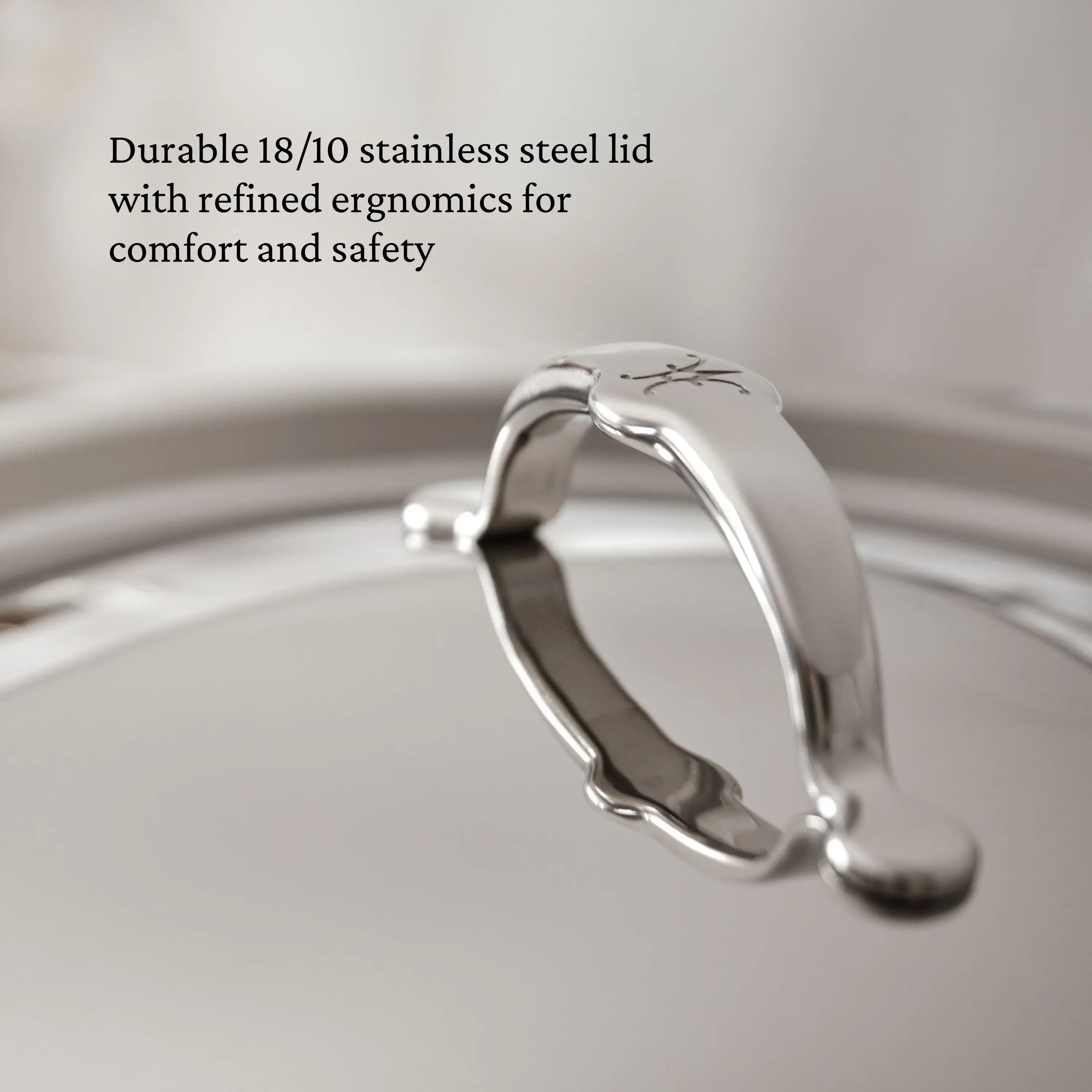Polished Clad Stainless Steel Sauté Pans with Lid - Image 11