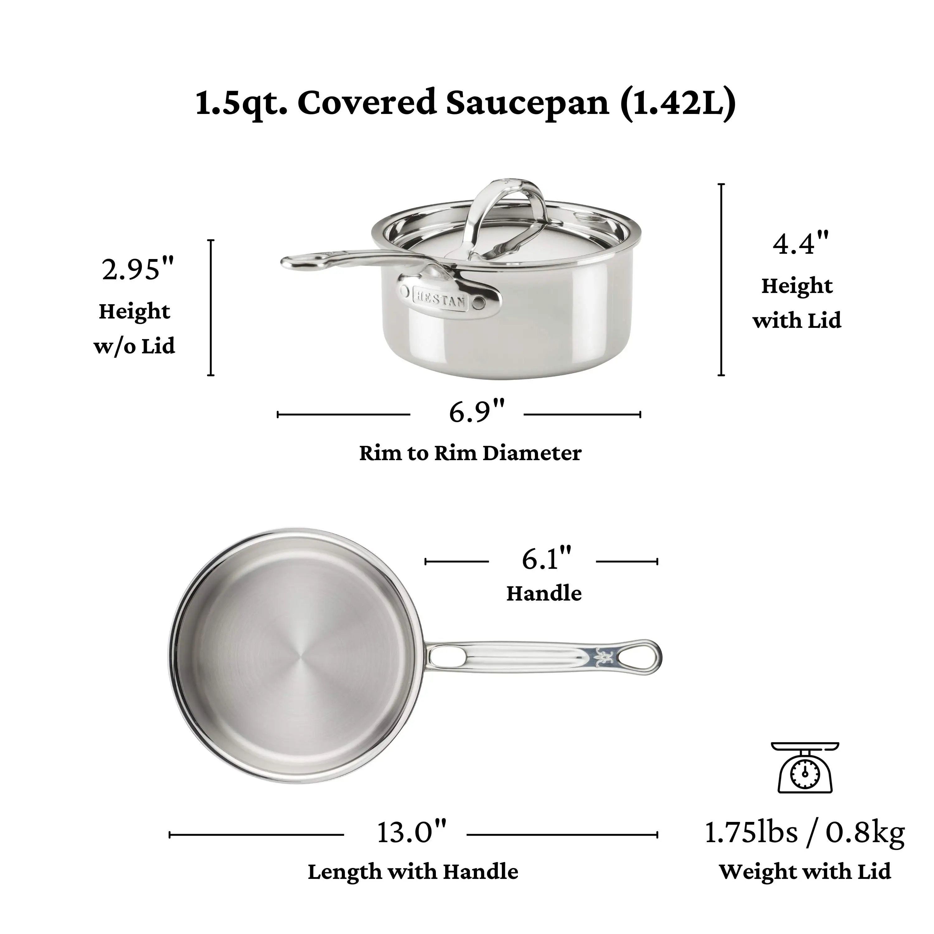 Polished Clad Stainless Steel Pristine Set, 29-Piece - Image 18