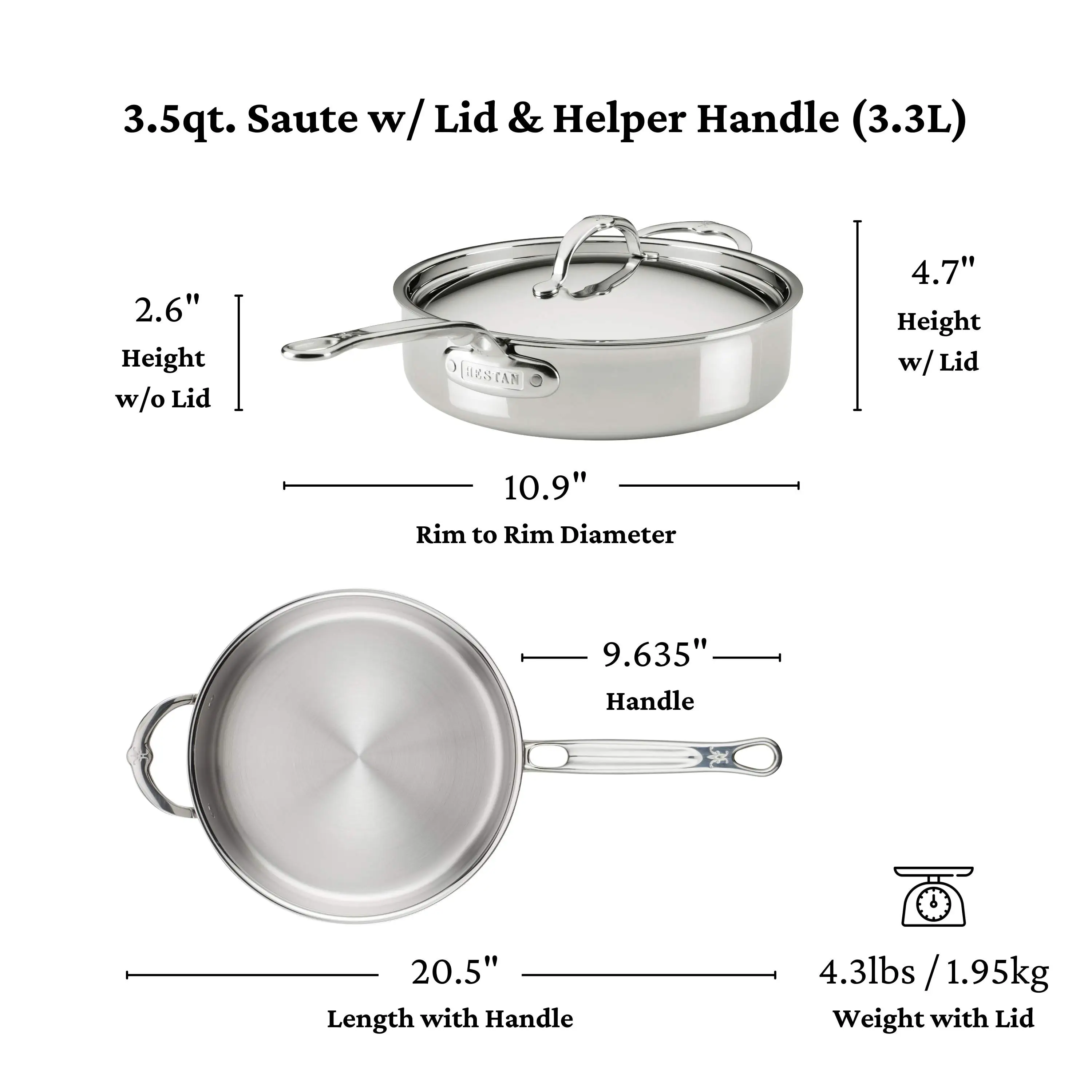 Polished Clad Stainless Steel Pristine Set, 29-Piece - Image 20
