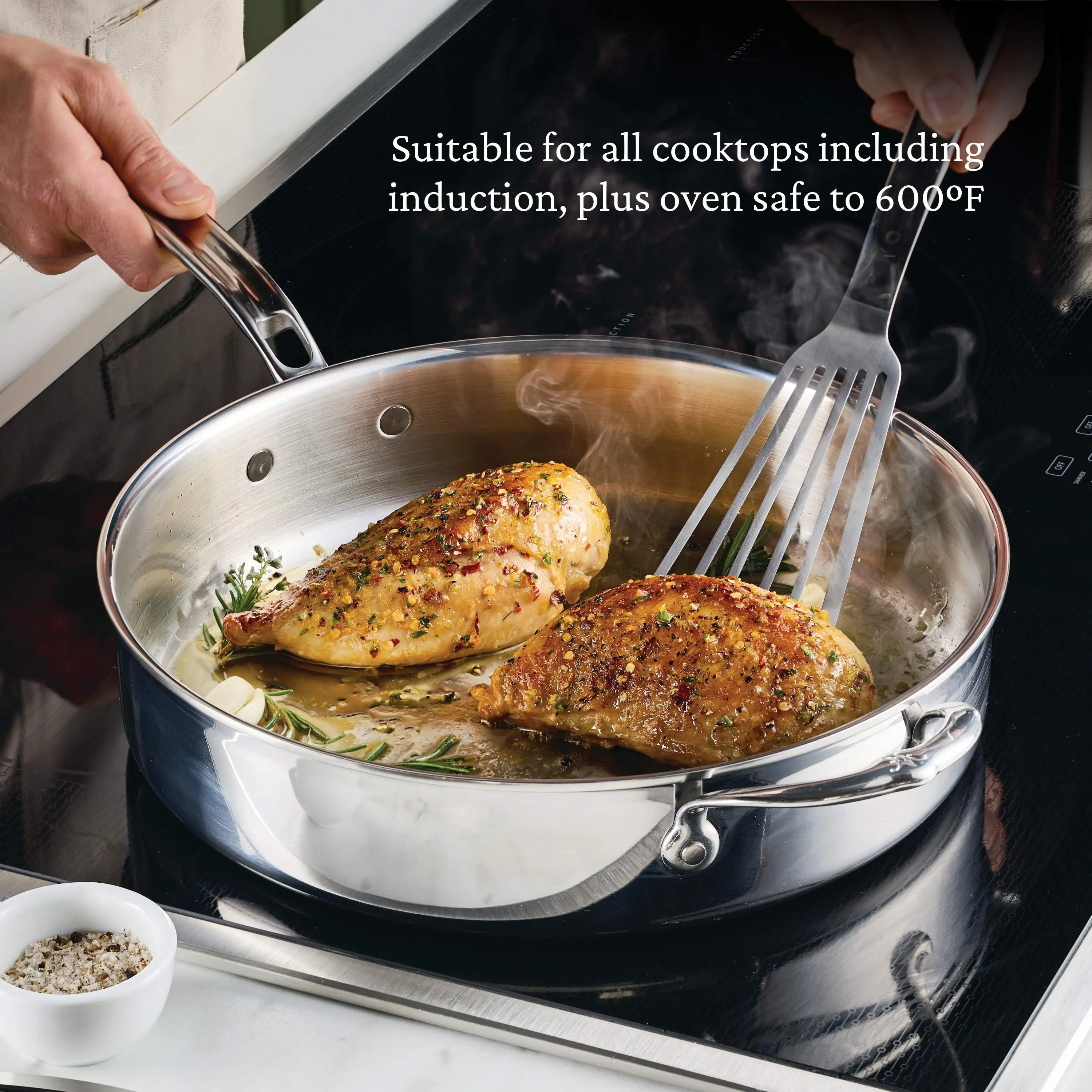 Polished Clad Stainless Steel Pristine Set, 29-Piece - Image 8