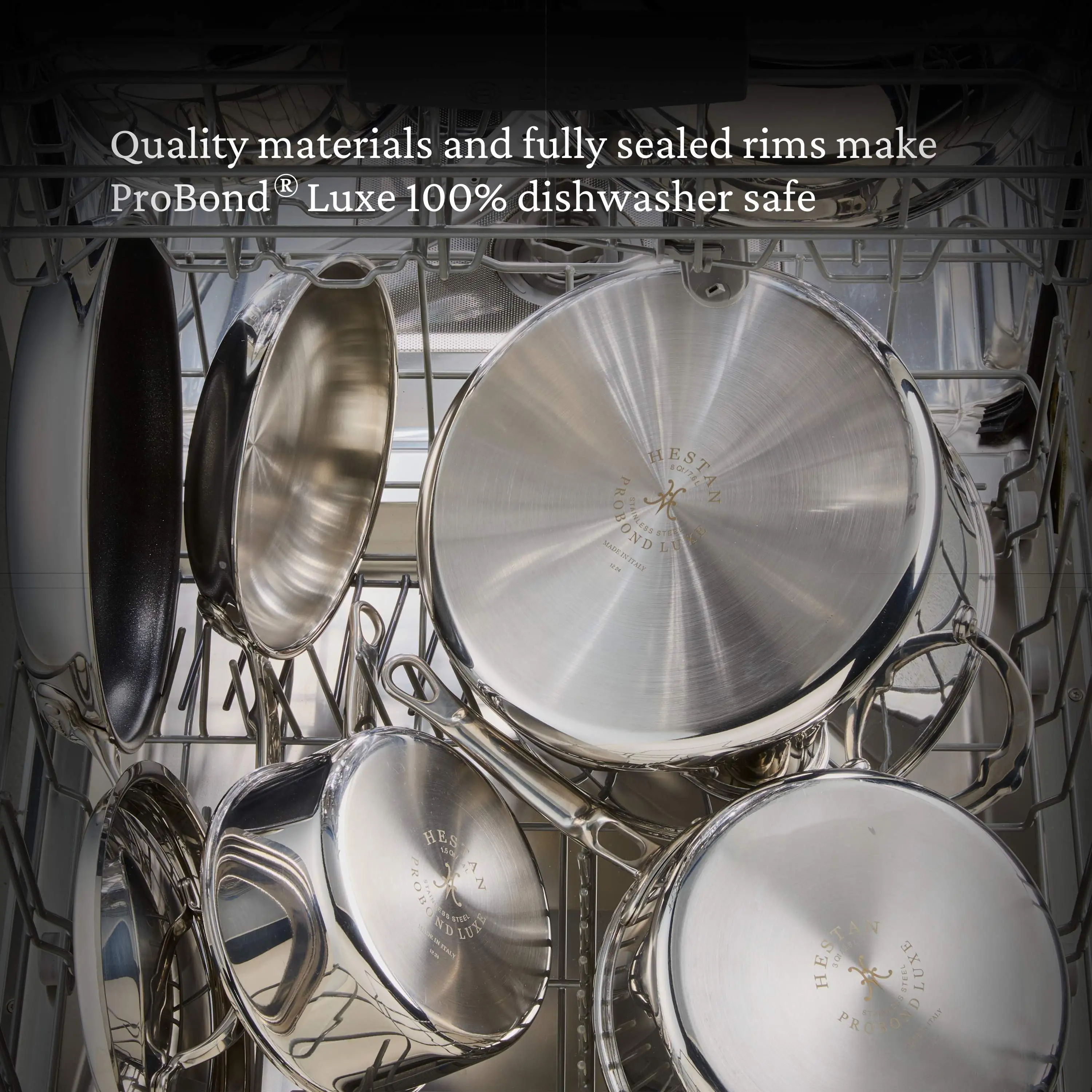 Polished Clad Stainless Steel Pristine Set, 29-Piece - Image 9