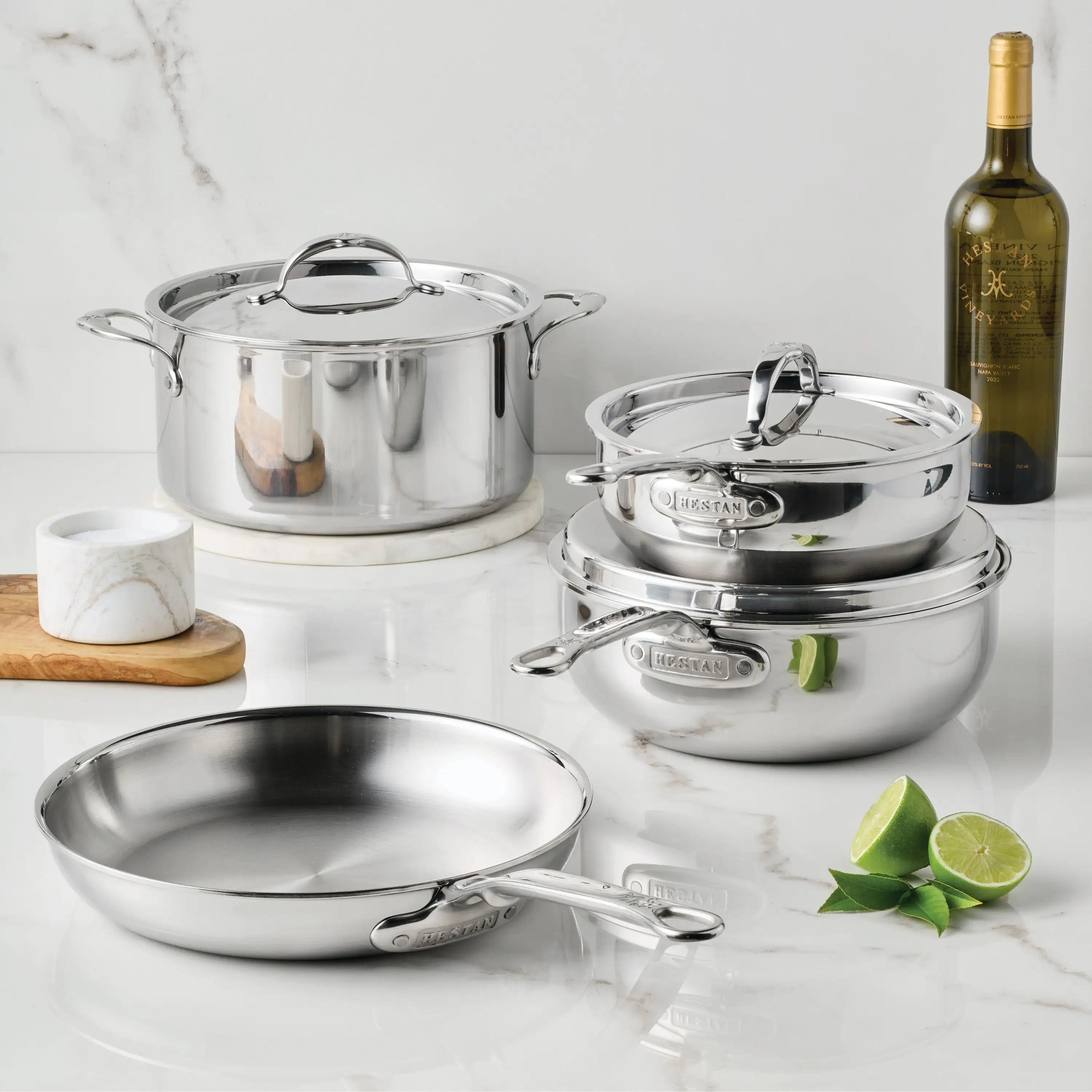 Polished Clad Stainless Steel Signature Set, 7-Piece - Image 2