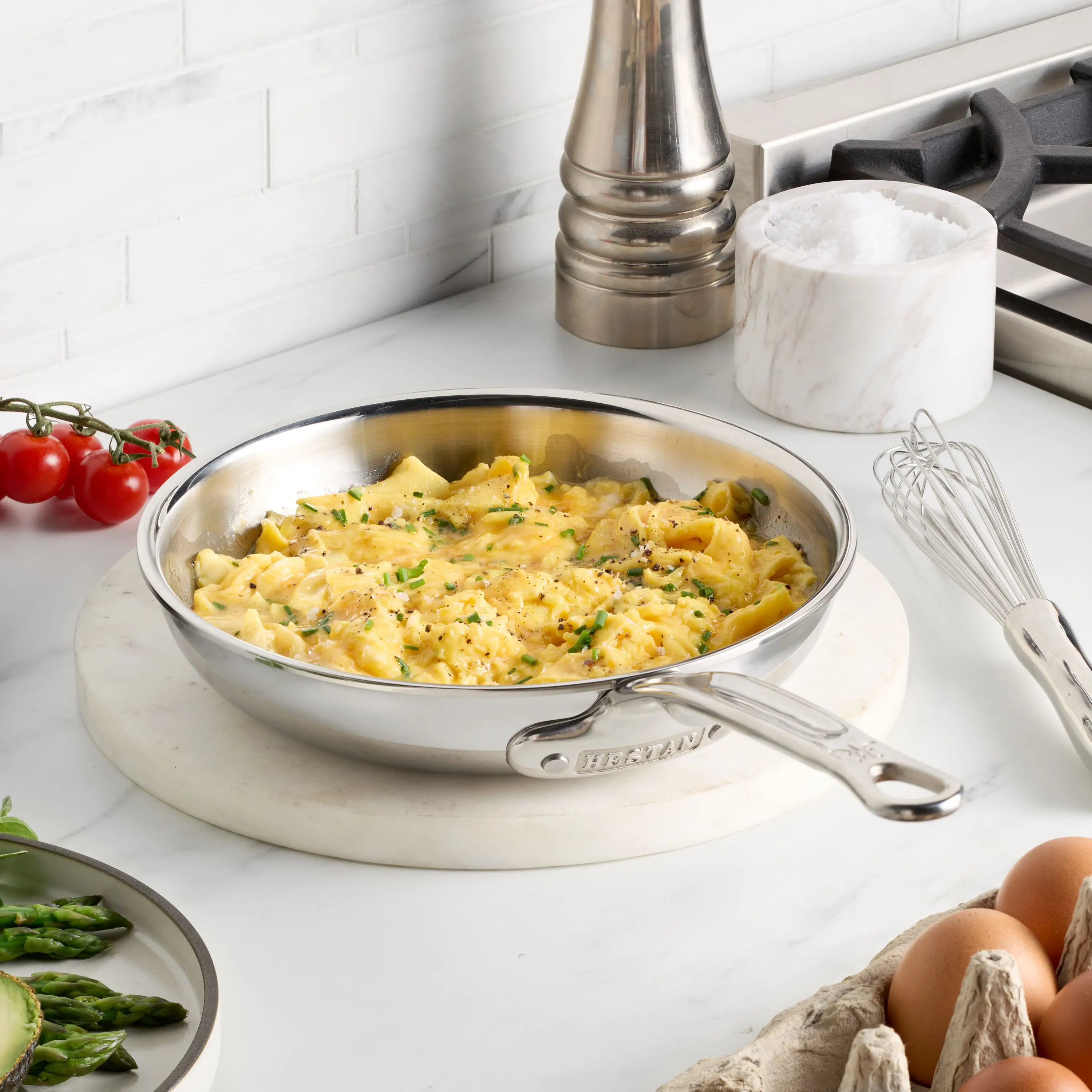 Polished Clad Stainless Steel Skillets - Image 4