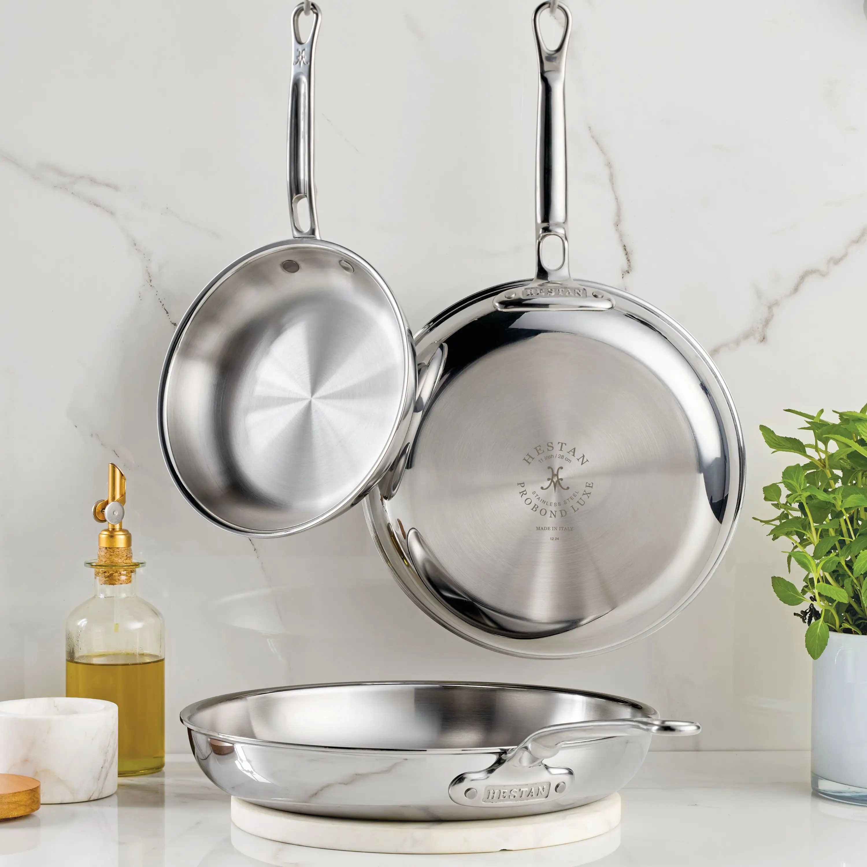 Polished Clad Stainless Steel Skillets - Image 8
