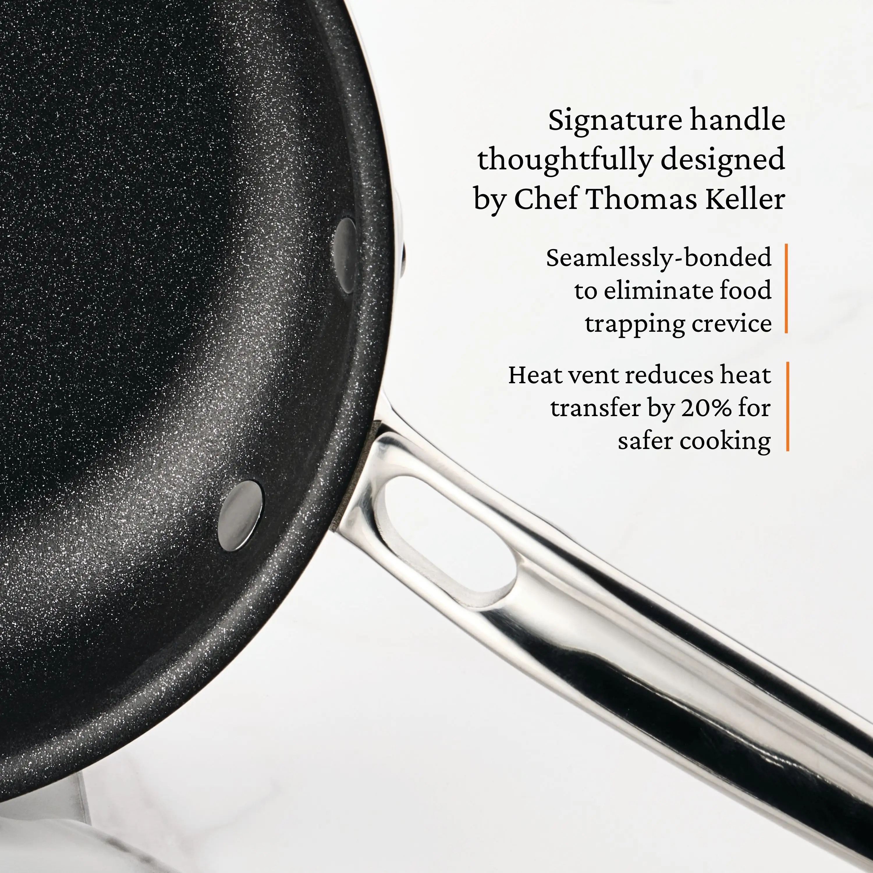 Polished Clad Stainless Steel Skillets with TITUM® Nonstick - Image 9