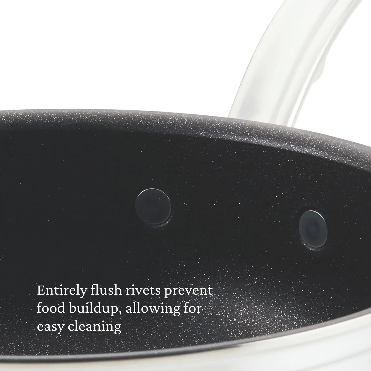 Brushed Clad Stainless Steel TITUM® Nonstick Essential Pan with Lid, 3.5-Quart - Image 9