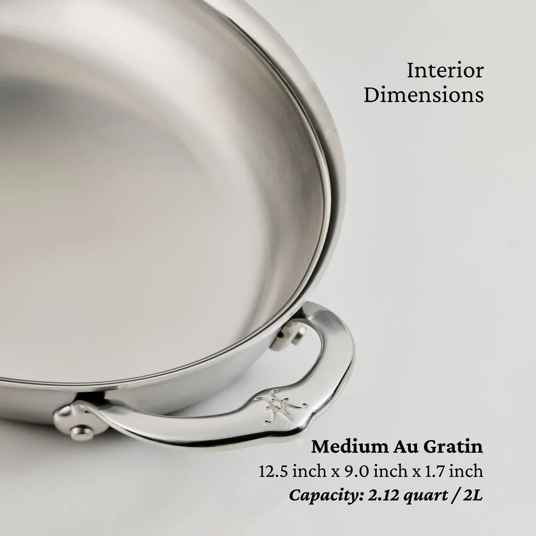 12.5-Inch x 9-Inch Oval Au Gratin - Image 5