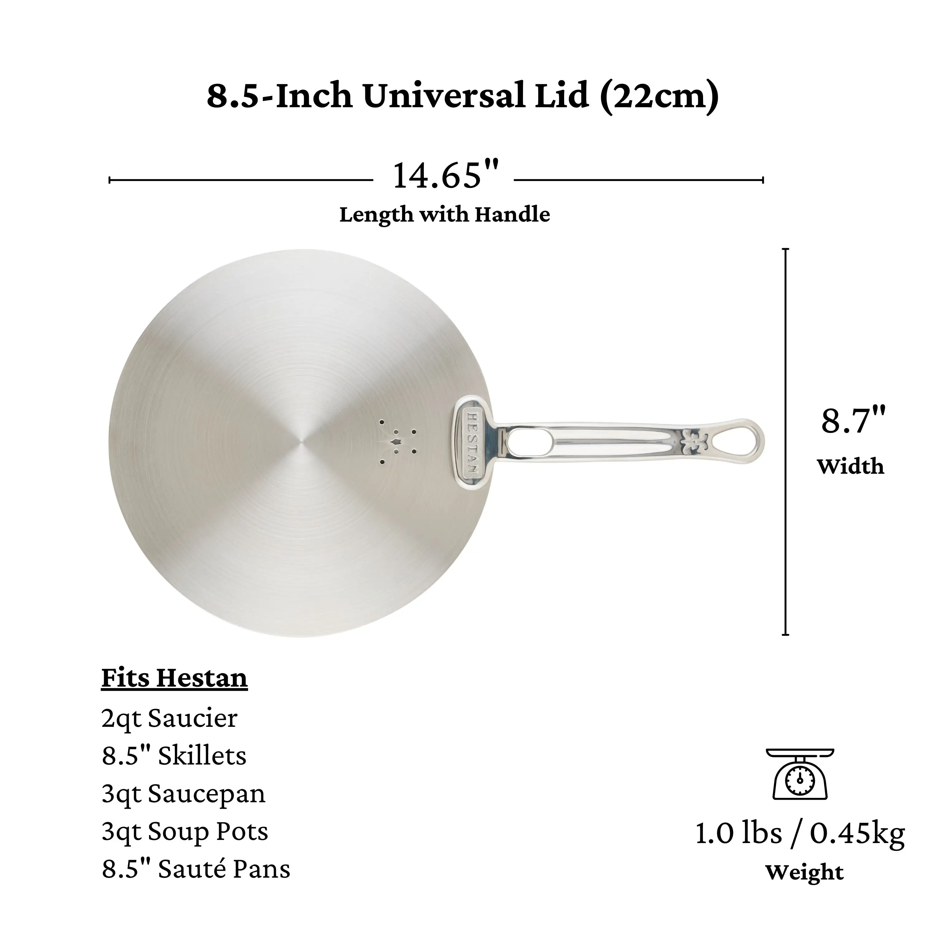 Provisions Stainless Steel Universal Lids - Image 10