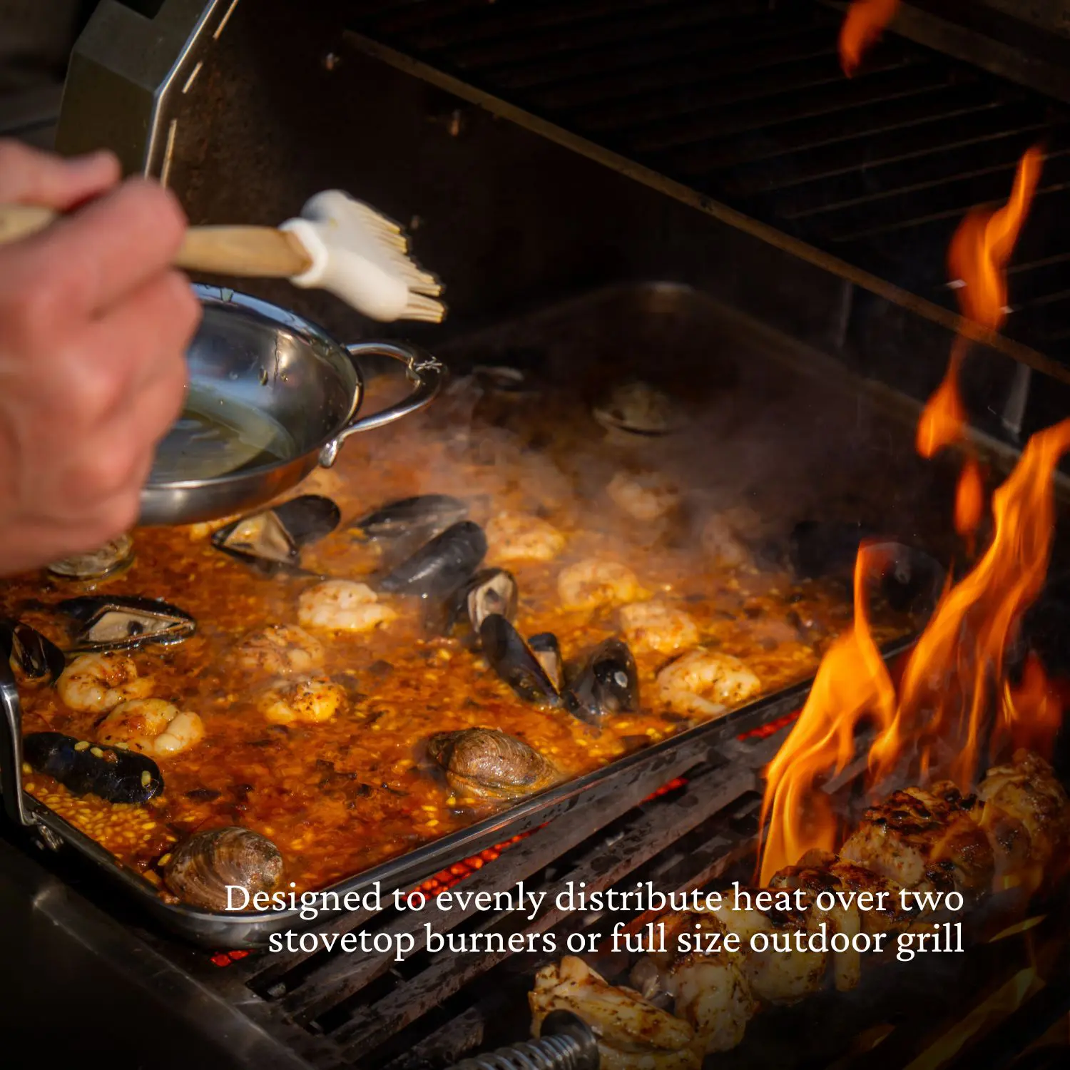 Double Burner Griddle, 21-inch x 13-inch - Image 5