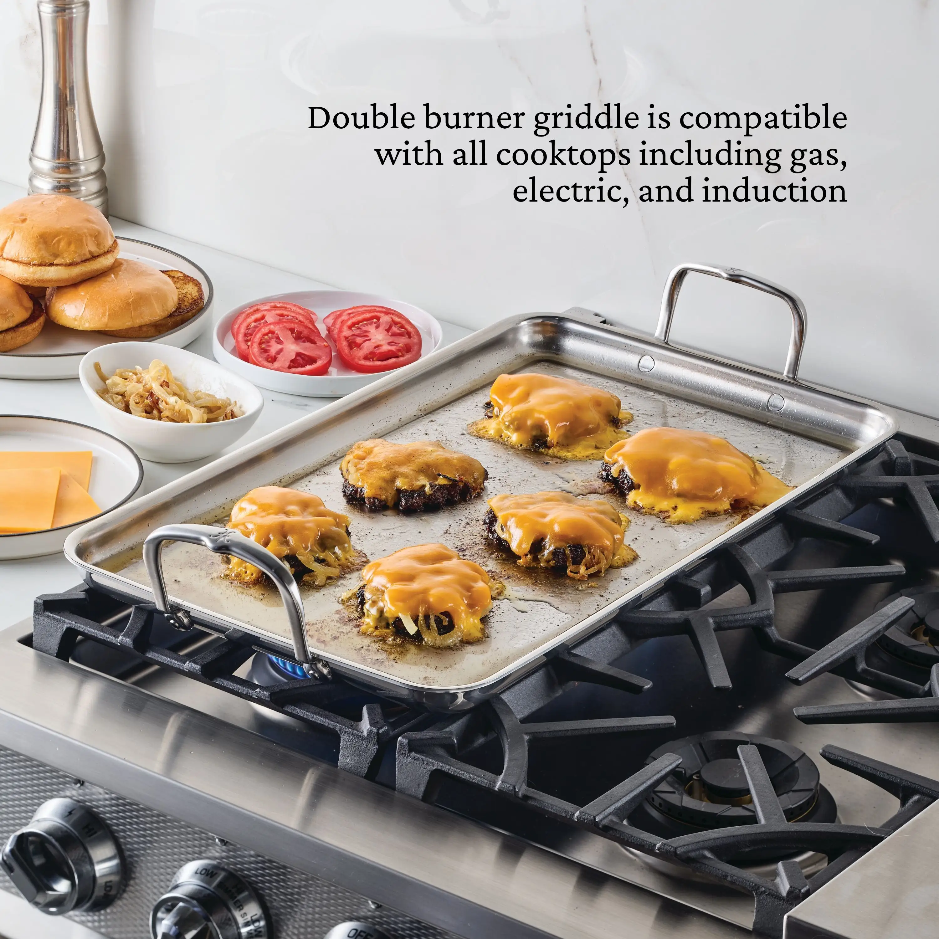 Double Burner Griddle, 21-inch x 13-inch - Image 6